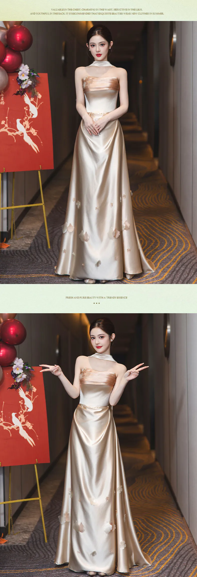 Mismatched-Champagne-Satin-Bridal-Party-Bridesmaid-Dress-with-3D-Petals15