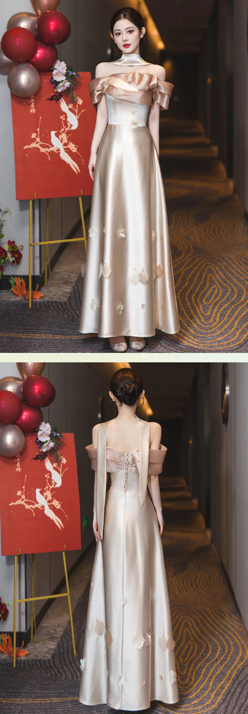 Mismatched-Champagne-Satin-Bridal-Party-Bridesmaid-Dress-with-3D-Petals21