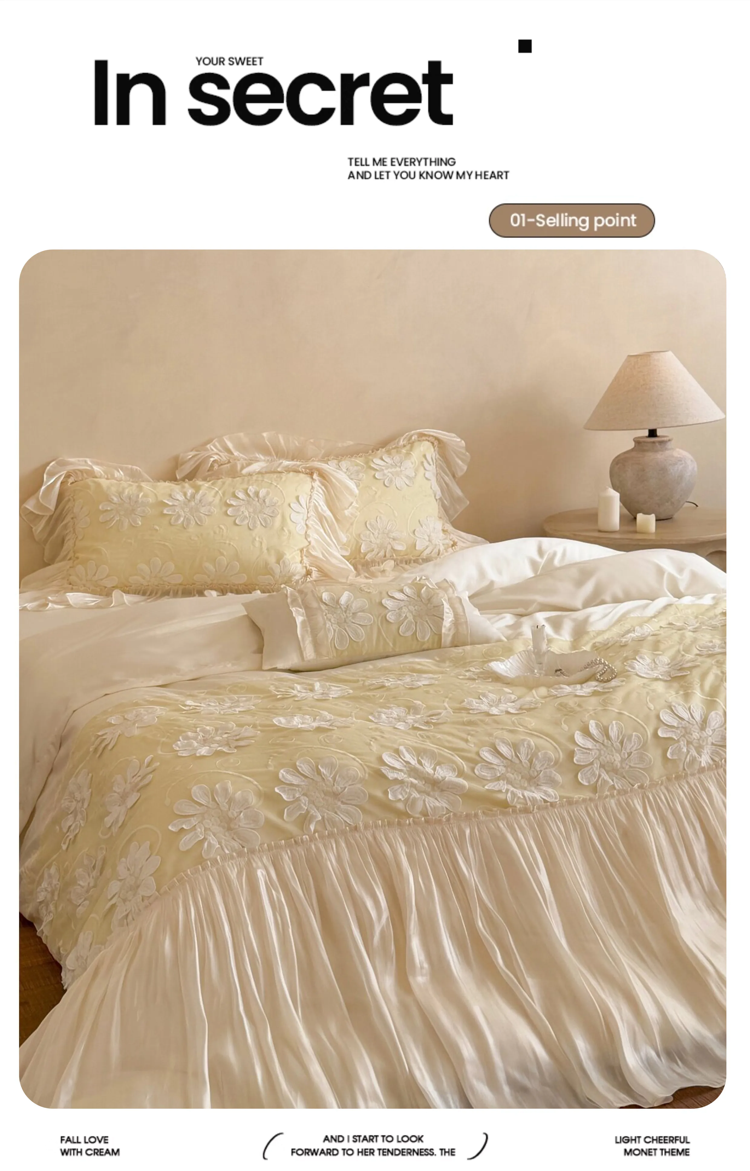 Romantic-3D-Flowers-Lace-Ruffles-100S-Tencel-Cotton-Comforter-Cover-Set11