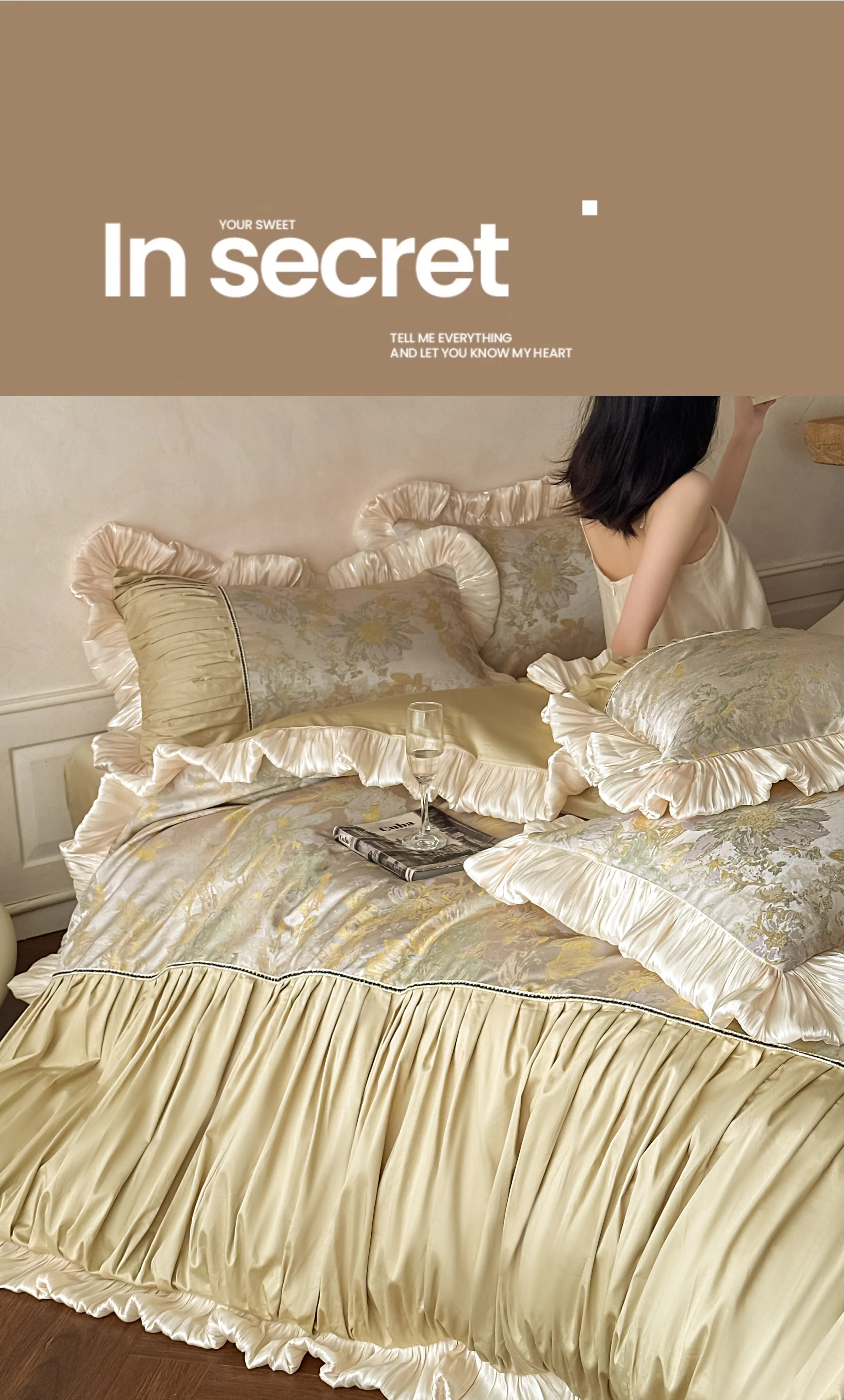 Royal-Court-60s-Oil-Painting-Jacquard-Peony-Spliced-Ruffle-Bedding-Set23