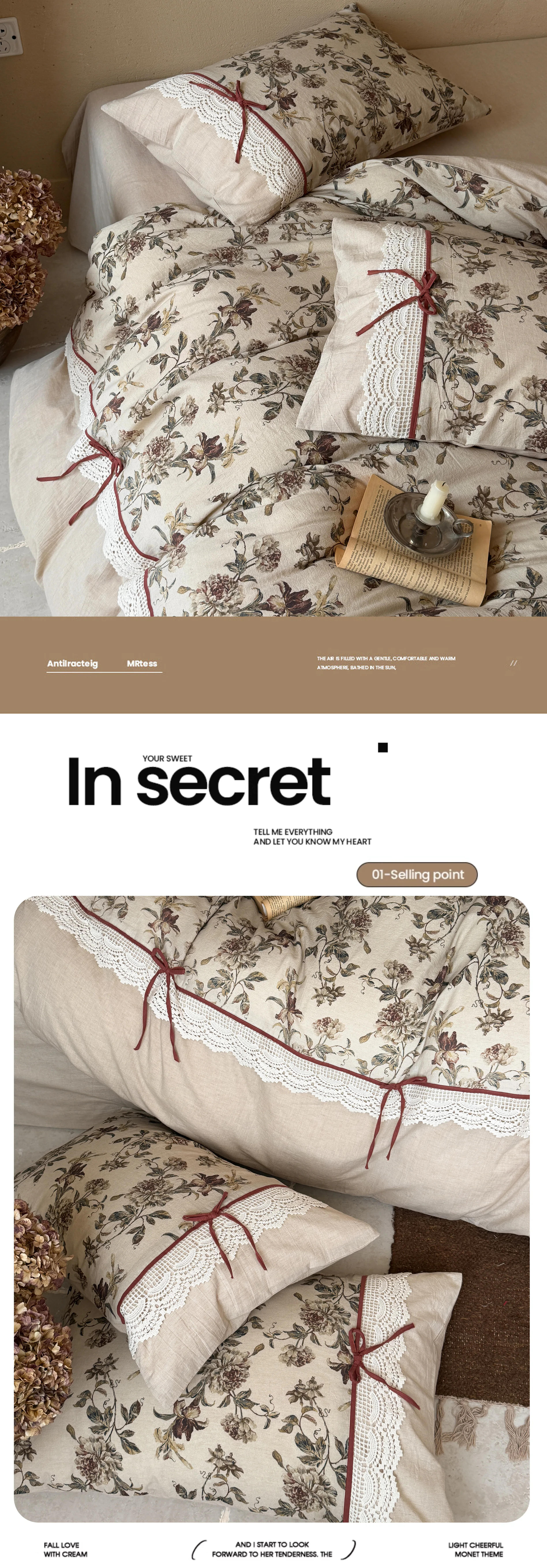 Rustic-Country-Botanical-Floral-Lace-Hem-Natural-Cotton-Linen-Bedding-Set09