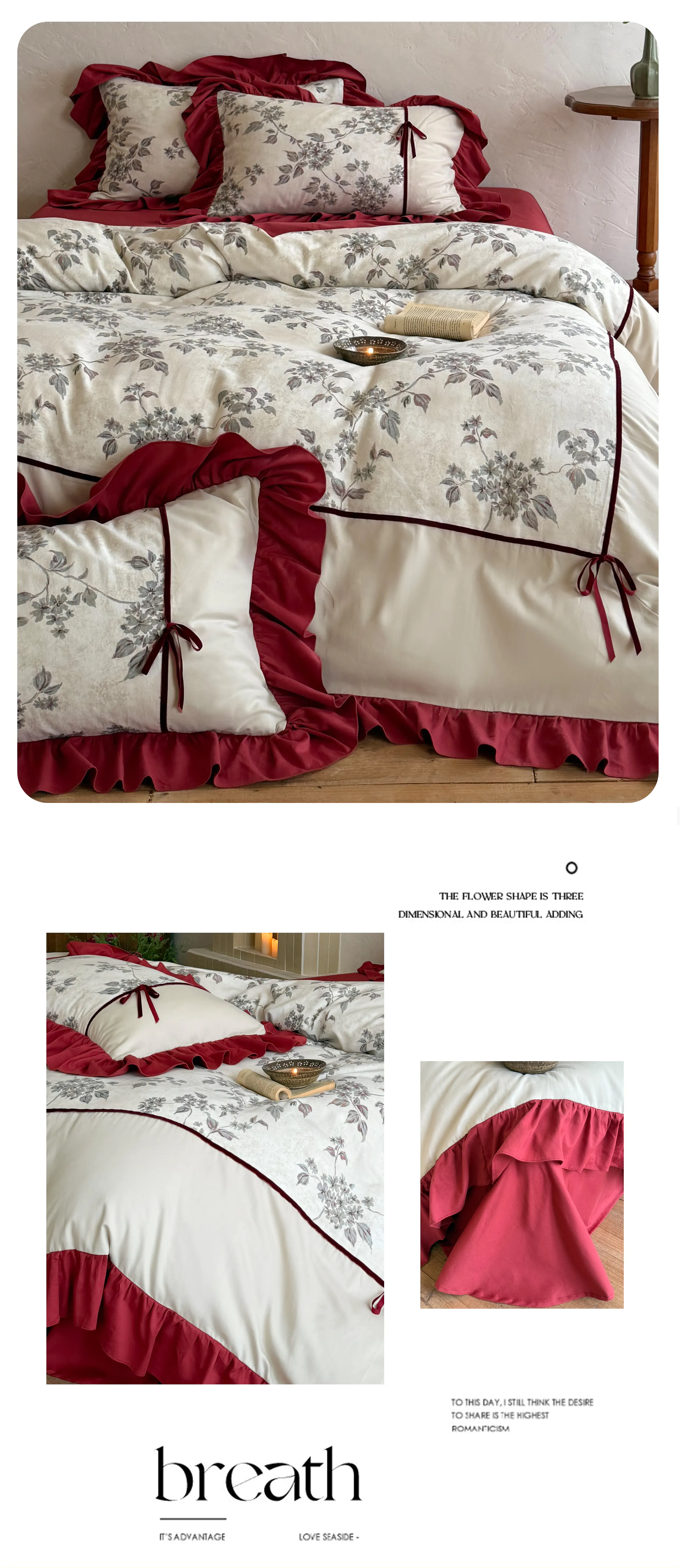 Shabby-Chic-Botanical-Floral-Branch-Printed-Brushed-Microfiber-Bedding-Set10