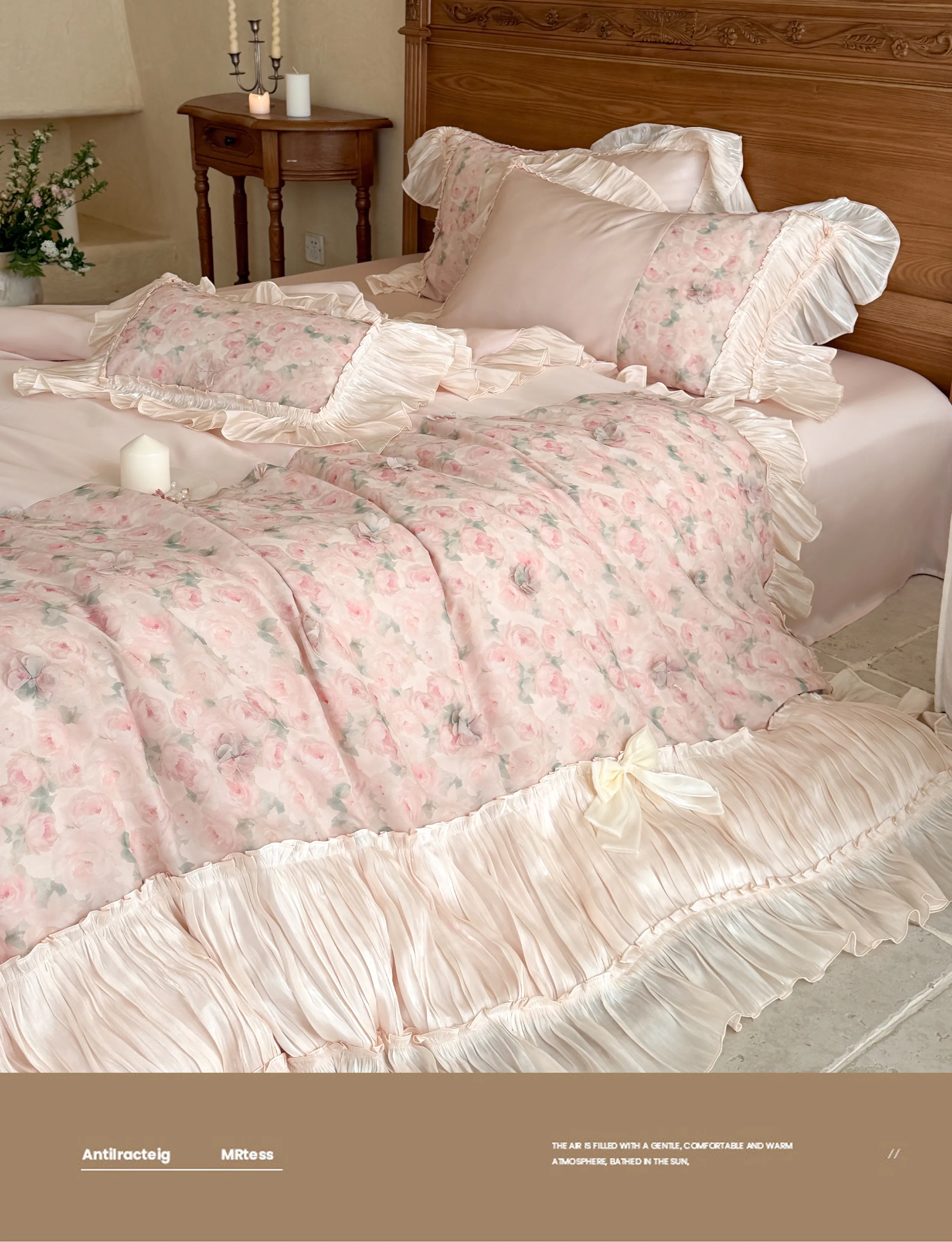 Shabby-Chic-Botanical-Floral-Print-100S-Pure-Egyptian-Cotton-Bed-Sheet-Set15