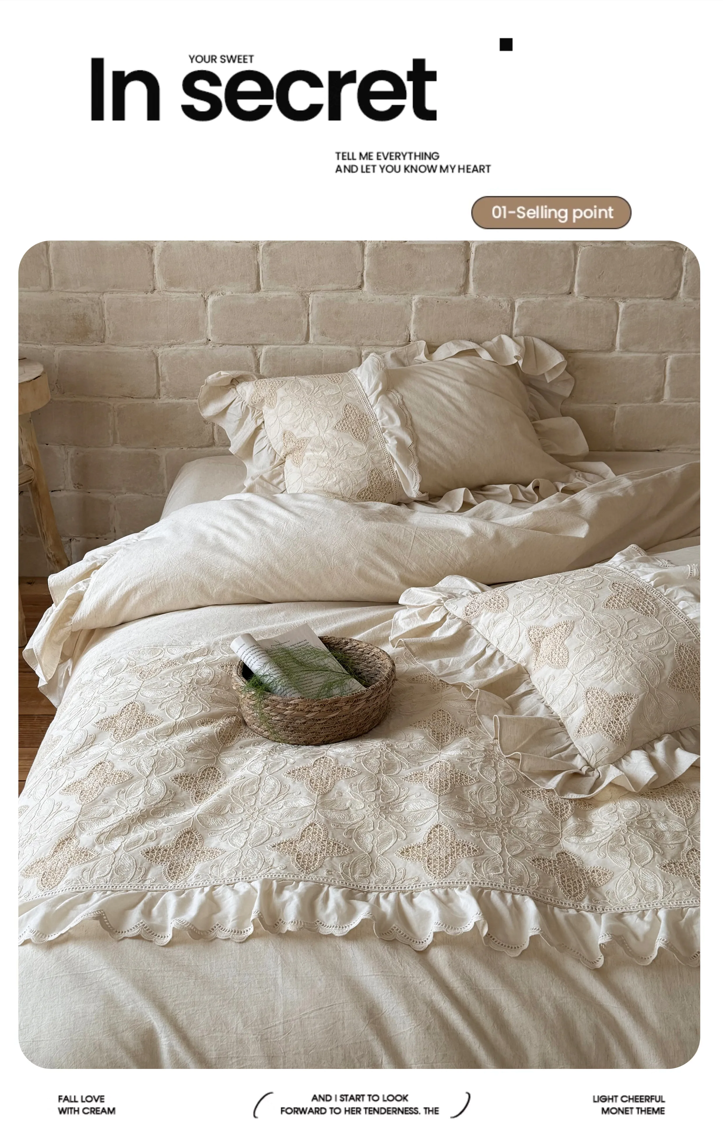 Shabby-Chic-Farmhouse-Clover-Pattern-Rustic-Cotton-Linen-Bedding-Set09