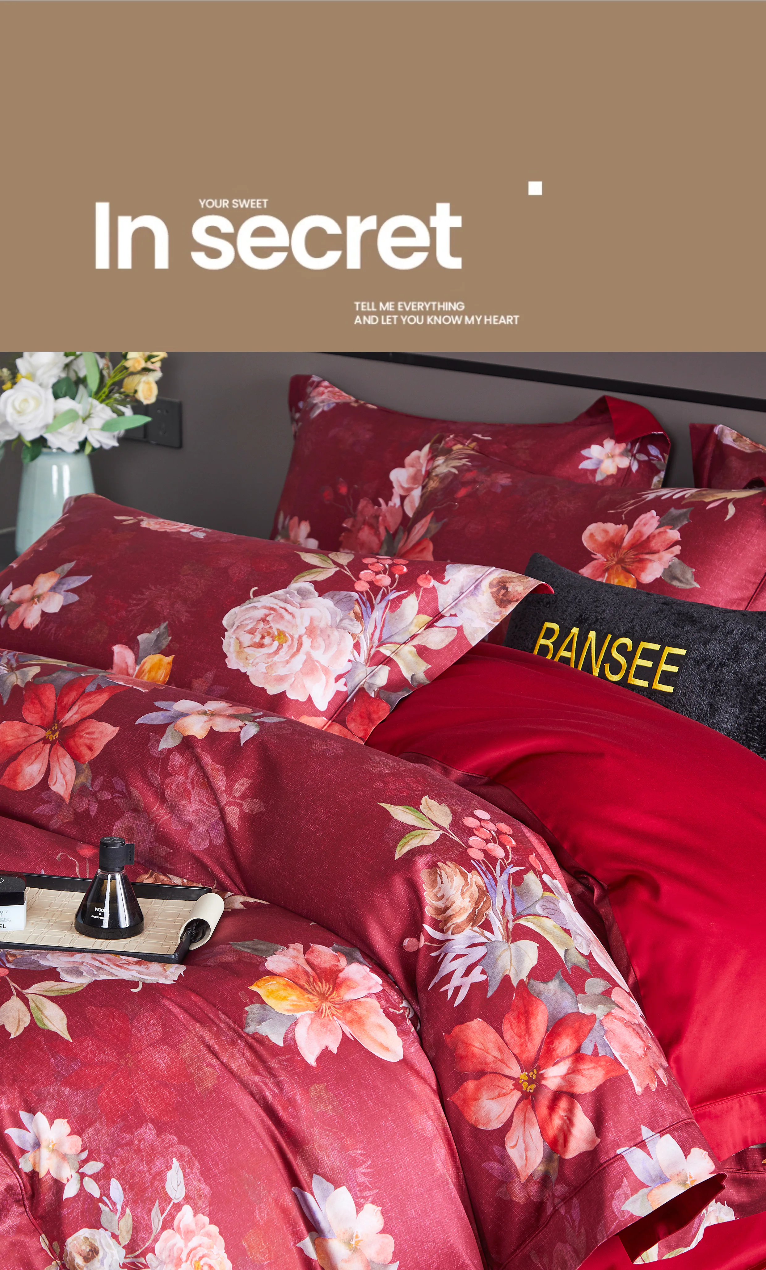 Vibrant-Blooming-Flower-Botanical-Print-100S-Cotton-4-Piece-Duvet-Cover-Set11