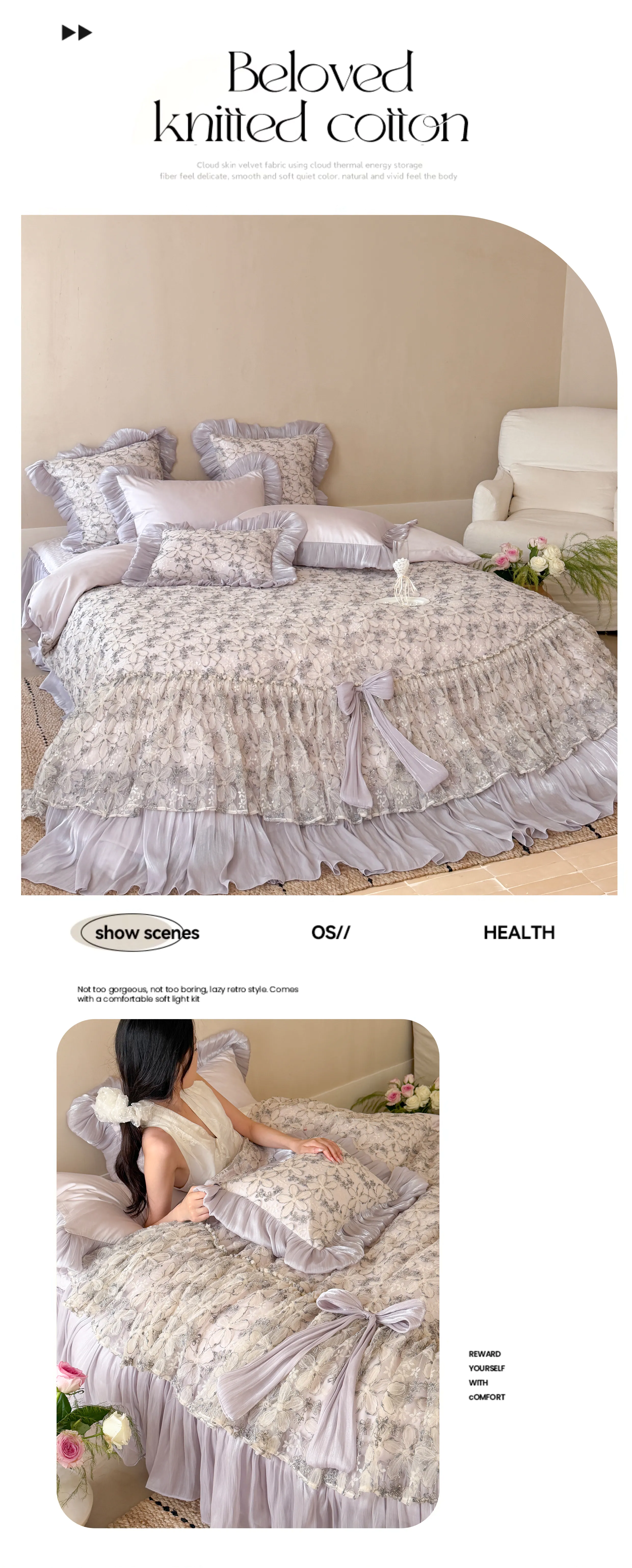 Victorian-Coquette-3D-Floral-Lace-100s-Double-Ply-Cotton-Duvet-Cover-Set10