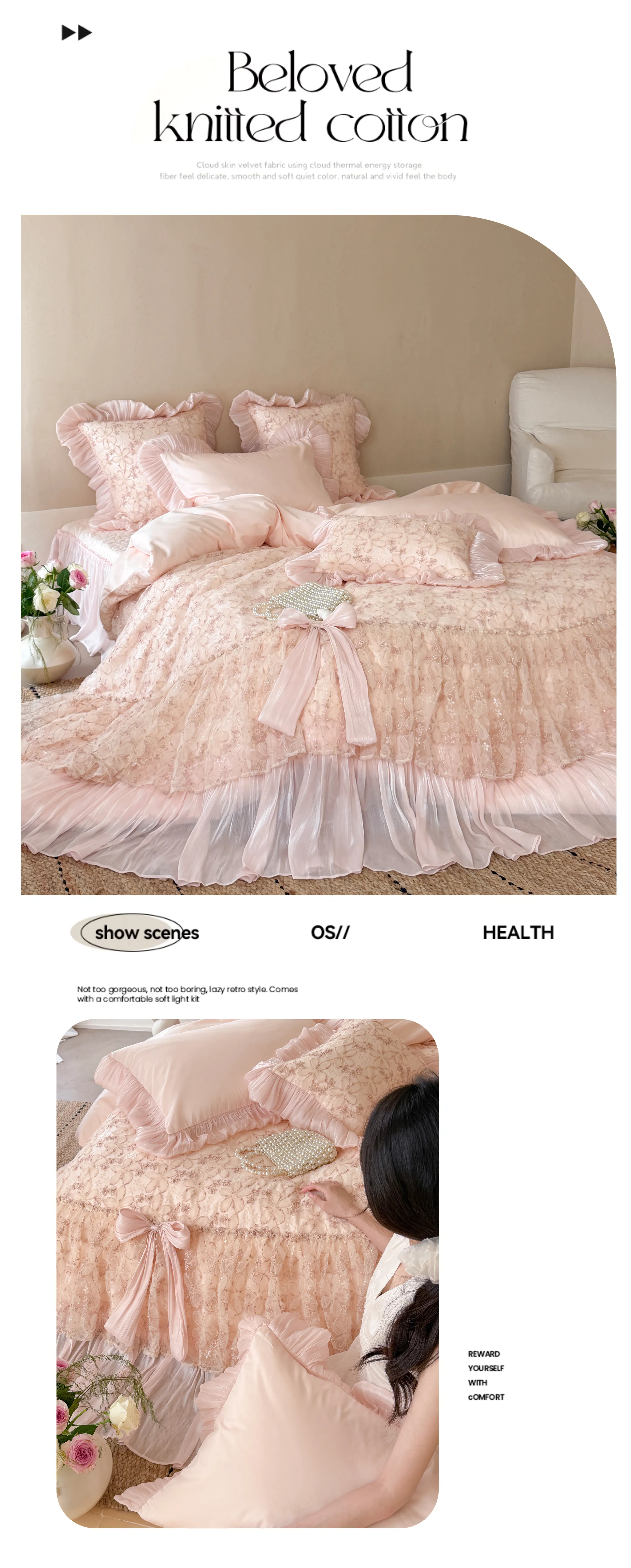 Victorian-Coquette-3D-Floral-Lace-100s-Double-Ply-Cotton-Duvet-Cover-Set15
