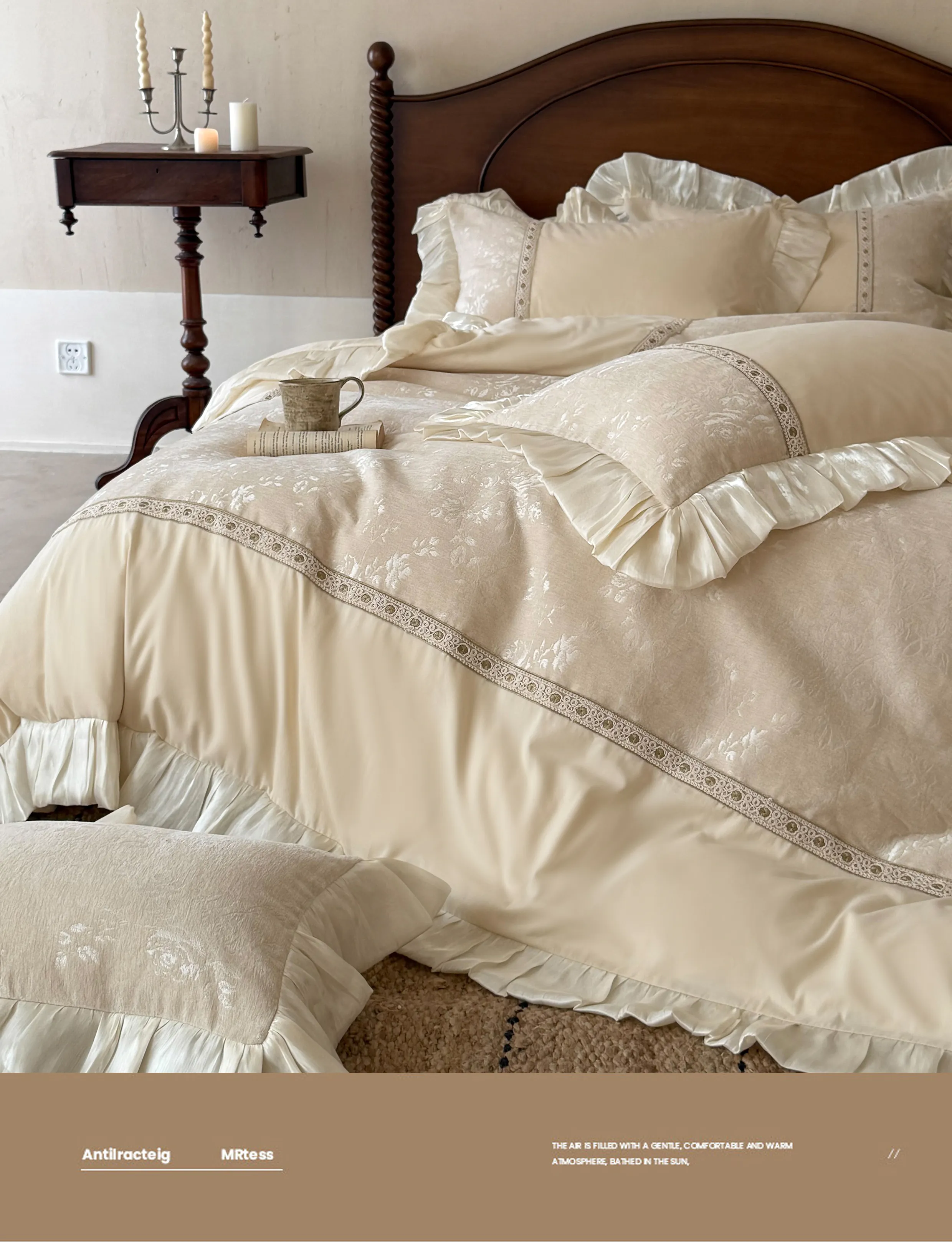 Vintage-Beige-Floral-Chenille-Jacquard-Sateen-Brushed-4-Piece-Bedding-Set08