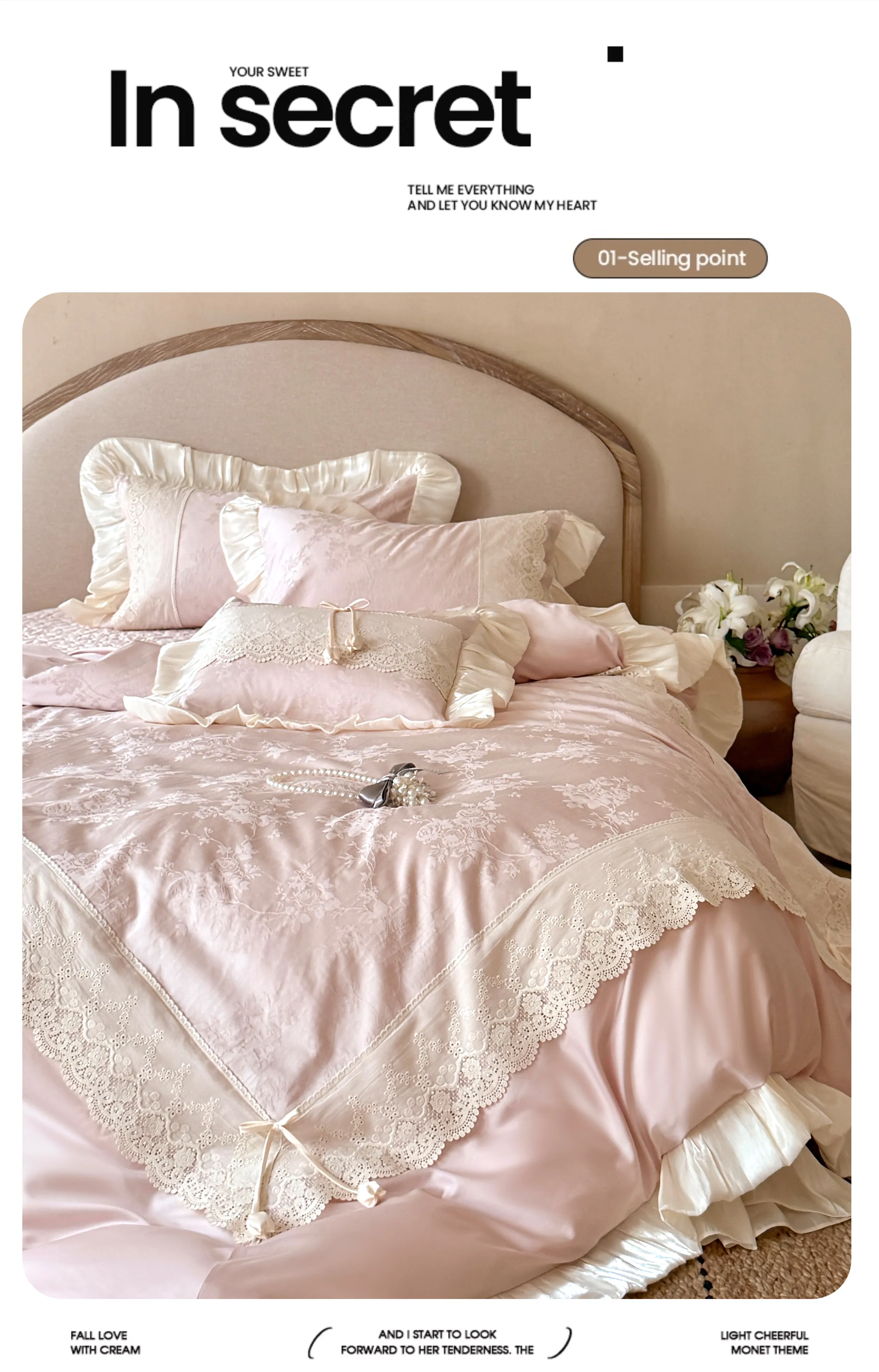 Vintage-French-Lace-Embroidery-Floral-Jacquard-Tencel-Cotton-Bedspread-Set11
