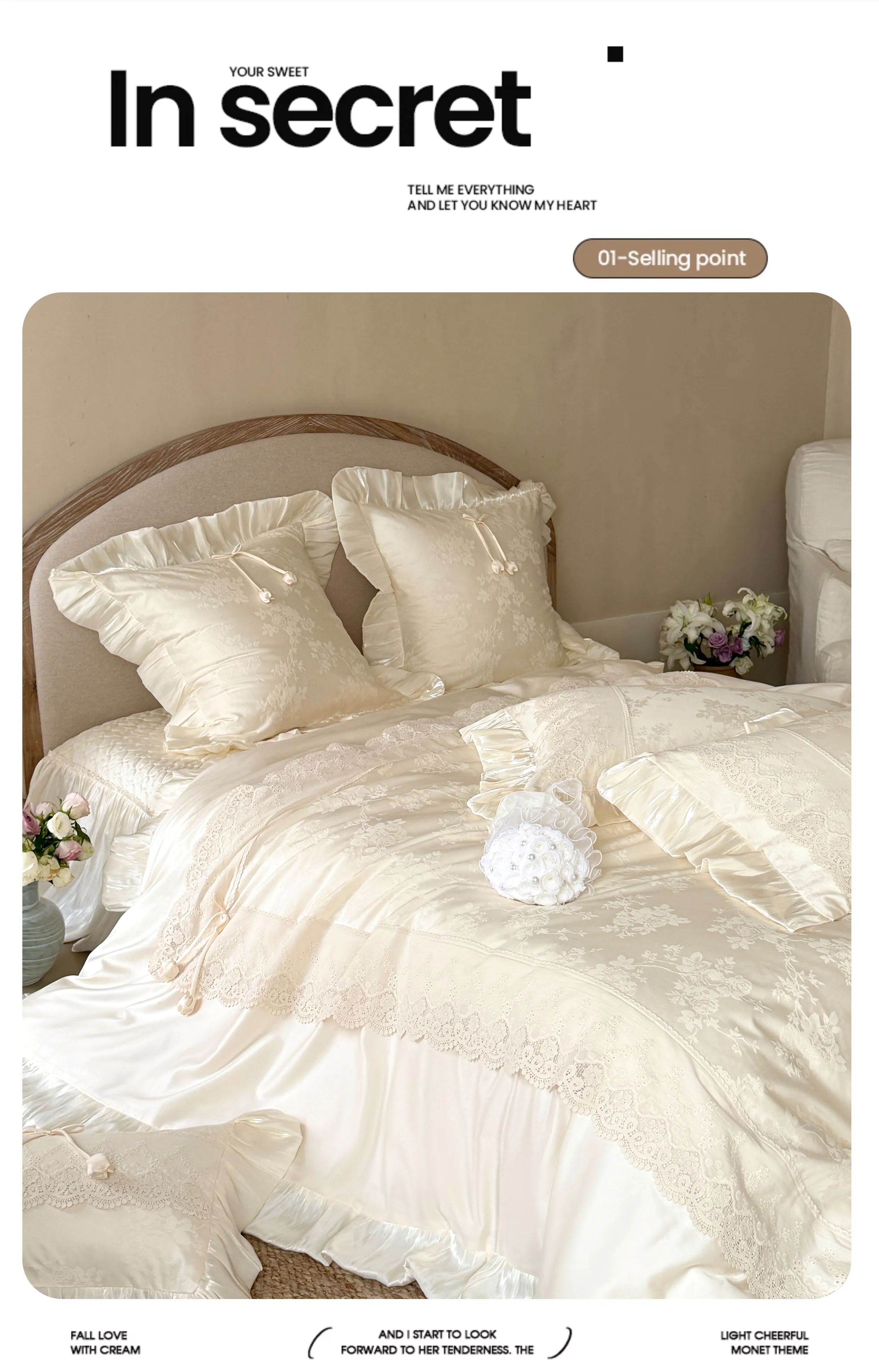 Vintage-French-Lace-Embroidery-Floral-Jacquard-Tencel-Cotton-Bedspread-Set16