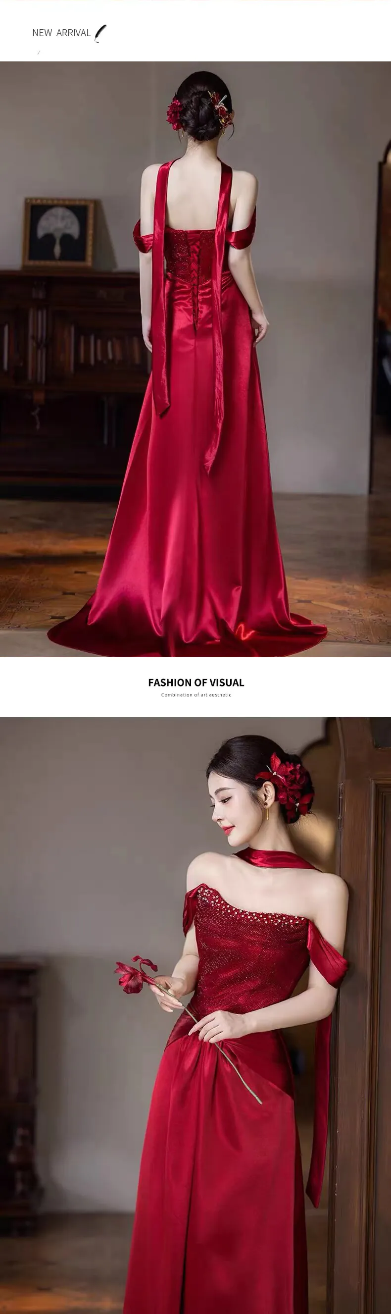Vintage-Glamour-Ruby-Red-Off-Shoulder-Draped-Sleeve-Formal-Evening-Gown12
