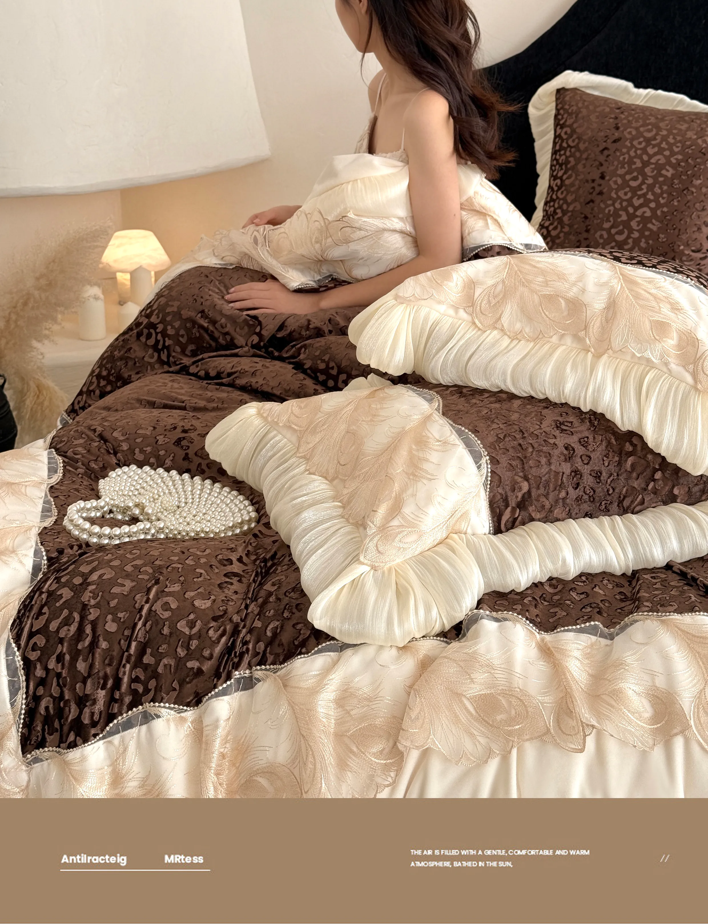 Vintage-Leopard-Print-Velvet-Jacquard-260g-Warm-Fleece-Bedding-Set08