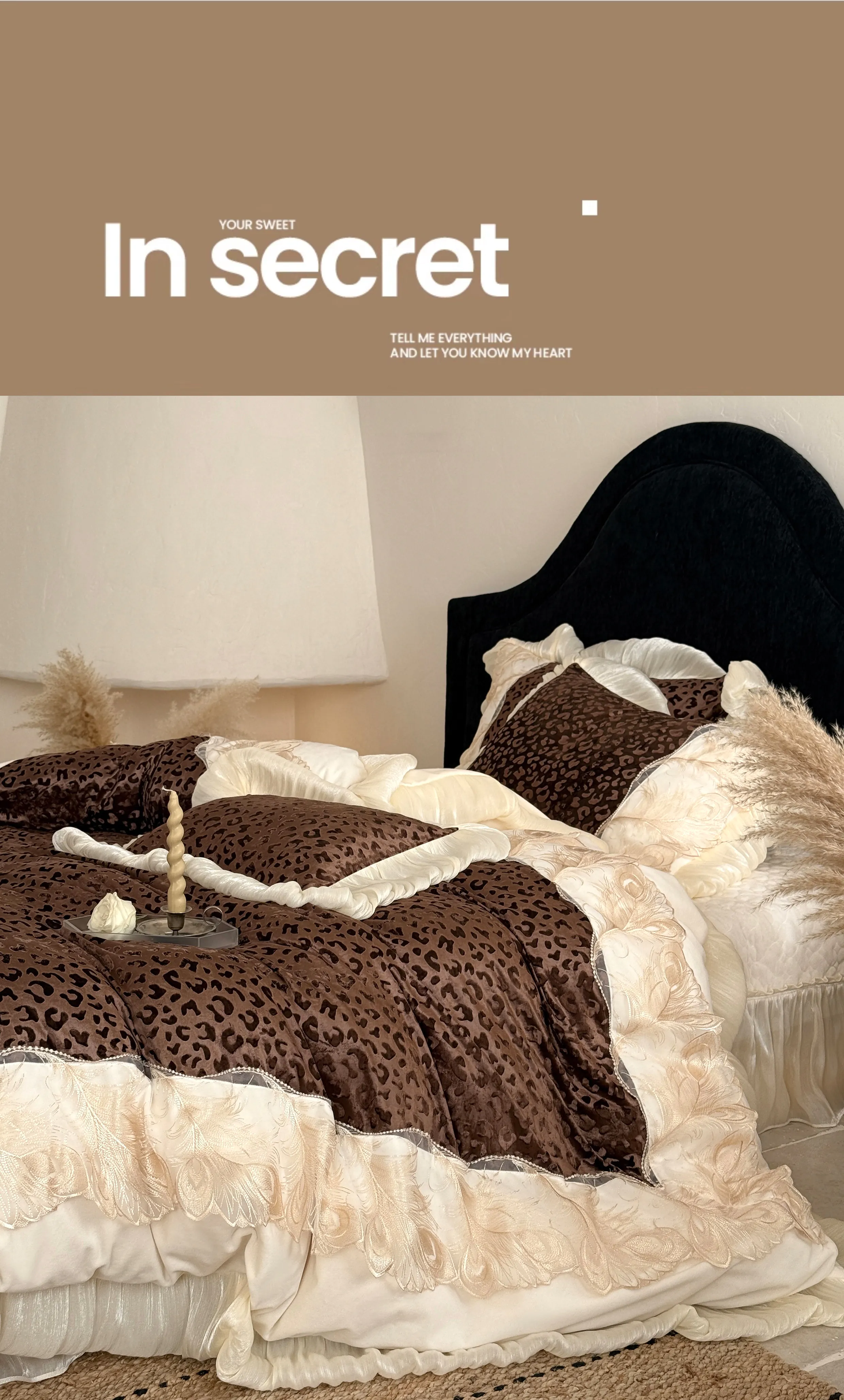 Vintage-Leopard-Print-Velvet-Jacquard-260g-Warm-Fleece-Bedding-Set11