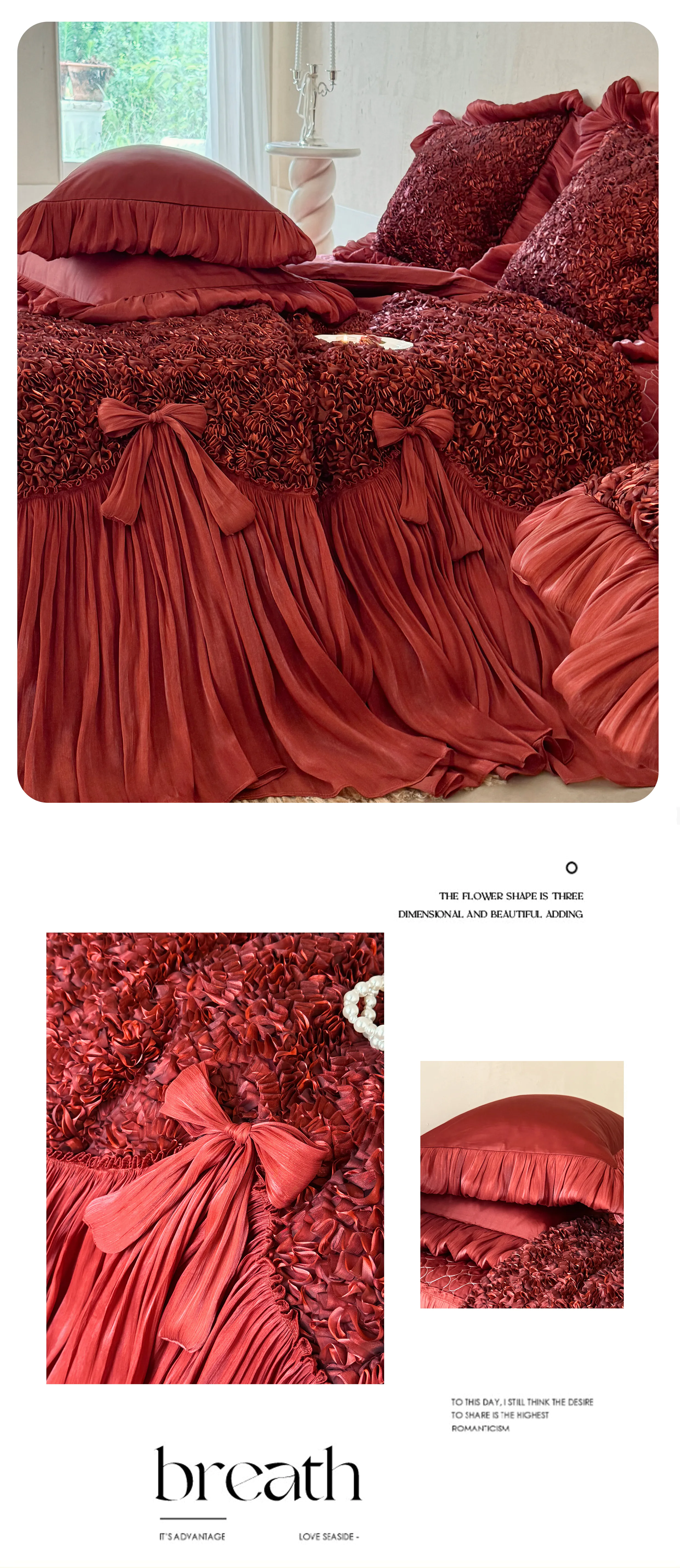 Romantic-French-Princess-100S-Long-Staple-Cotton-Pleated-Skirt-4-Piece-Set12