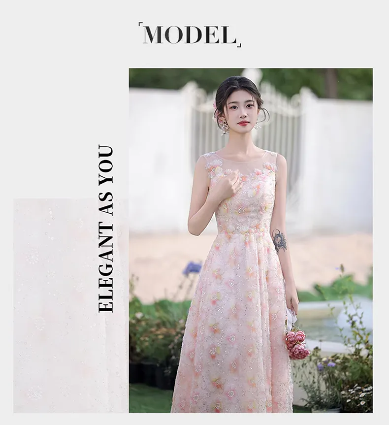Elegant-Pink-3D-Flower-Applique-Party-Tulle-Maxi-Evening-Dress-Ball-Gown12