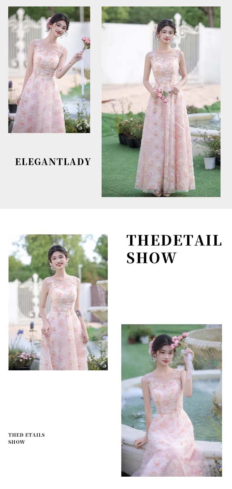 Elegant-Pink-3D-Flower-Applique-Party-Tulle-Maxi-Evening-Dress-Ball-Gown13