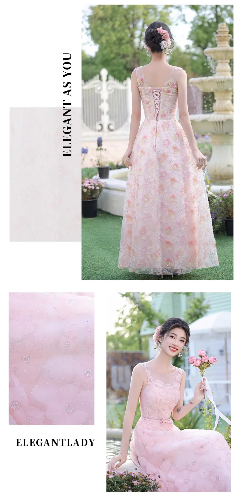 Elegant-Pink-3D-Flower-Applique-Party-Tulle-Maxi-Evening-Dress-Ball-Gown15