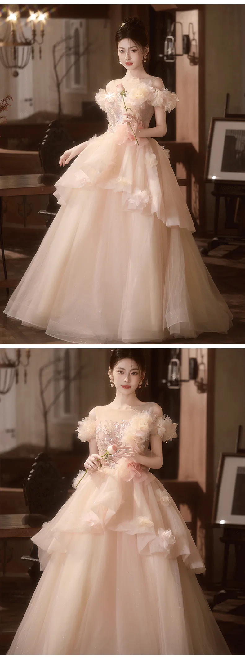Ethereal-Princess-Sweetheart-Bodice-3D-Flowers-Layered-Tulle-Formal-Dress14