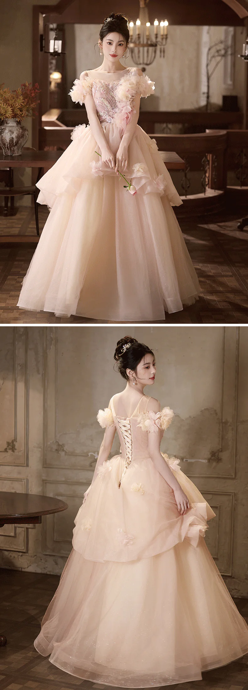 Ethereal-Princess-Sweetheart-Bodice-3D-Flowers-Layered-Tulle-Formal-Dress15