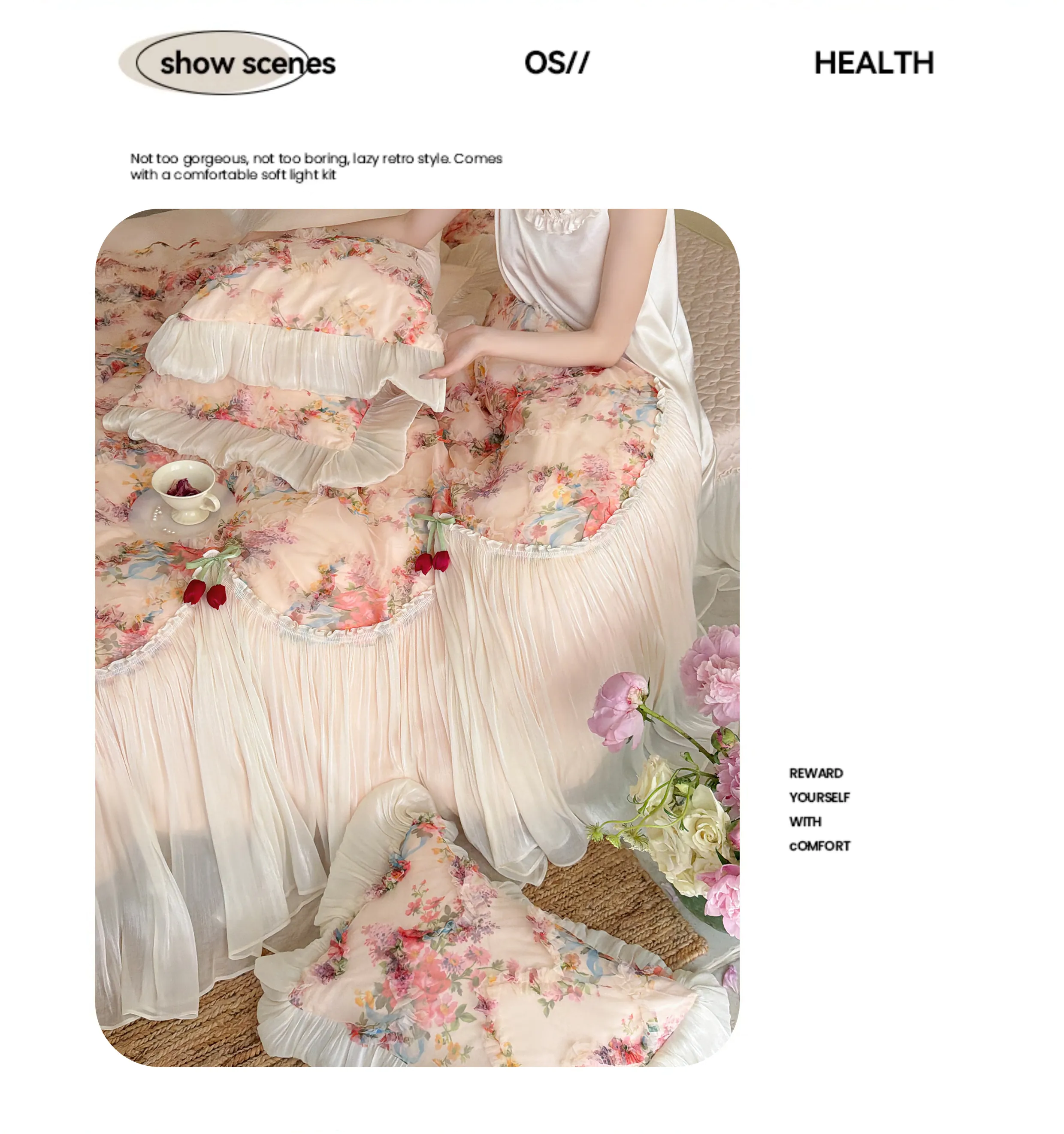 Coquette-Aesthetic-Blush-Pink-Floral-100S-Long-Staple-Cotton-Bedding-Set08