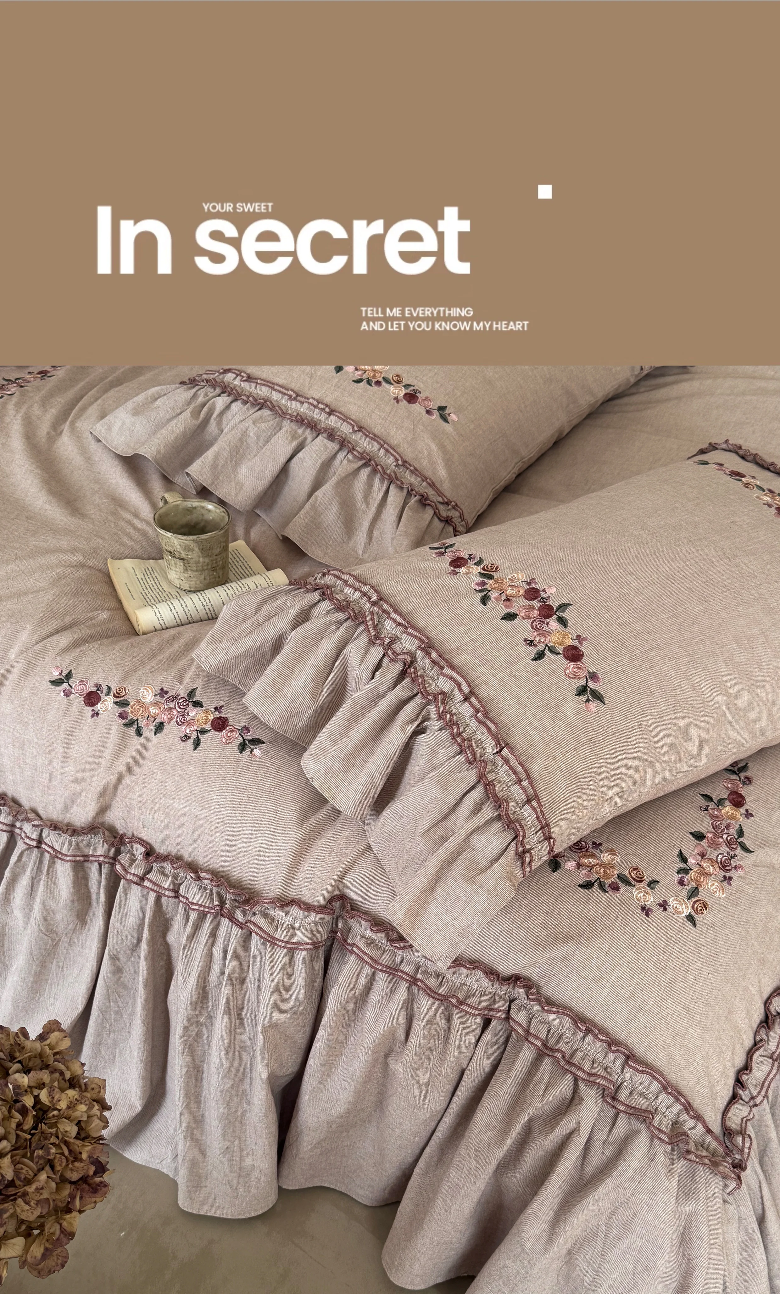 Cozy-Autumn-Winter-Floral-Embroidered-Ruffle-Cotton-Linen-Bedding-Set13