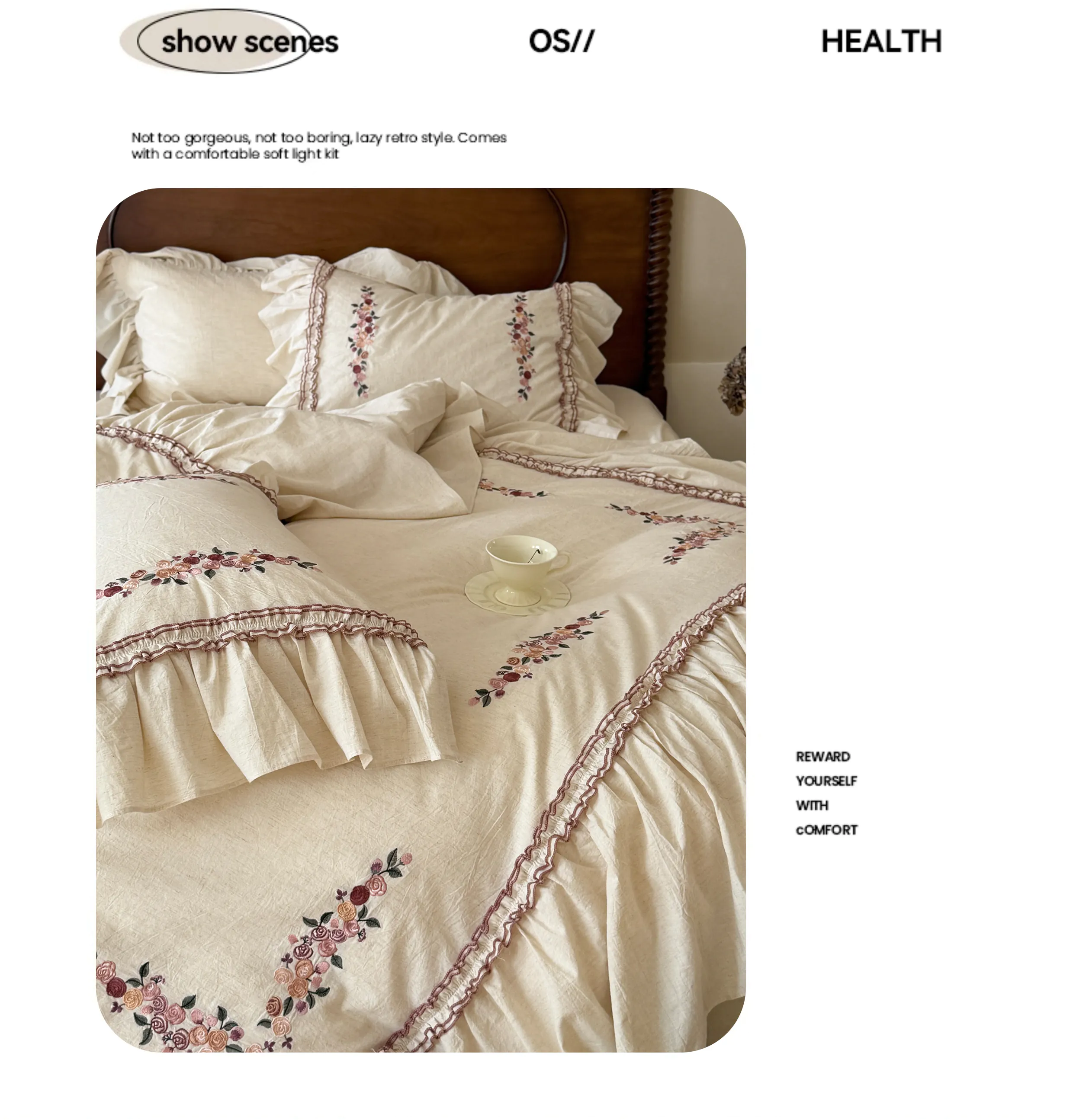 Cozy-Autumn-Winter-Floral-Embroidered-Ruffle-Cotton-Linen-Bedding-Set15