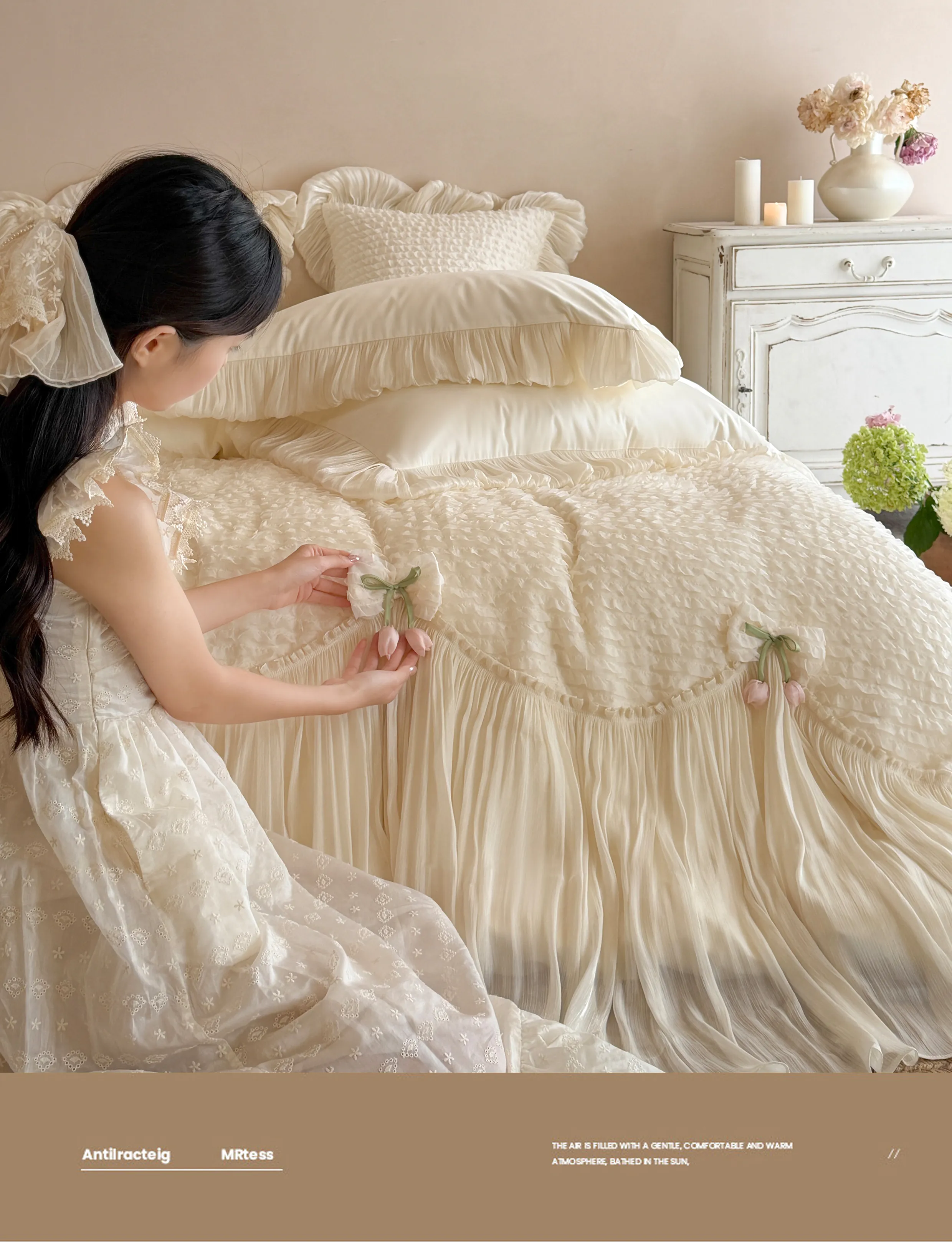 Fairytale-Coquette-Princess-Flowing-Tulle-Skirt-Comforter-Cover-4-Piece-Set15