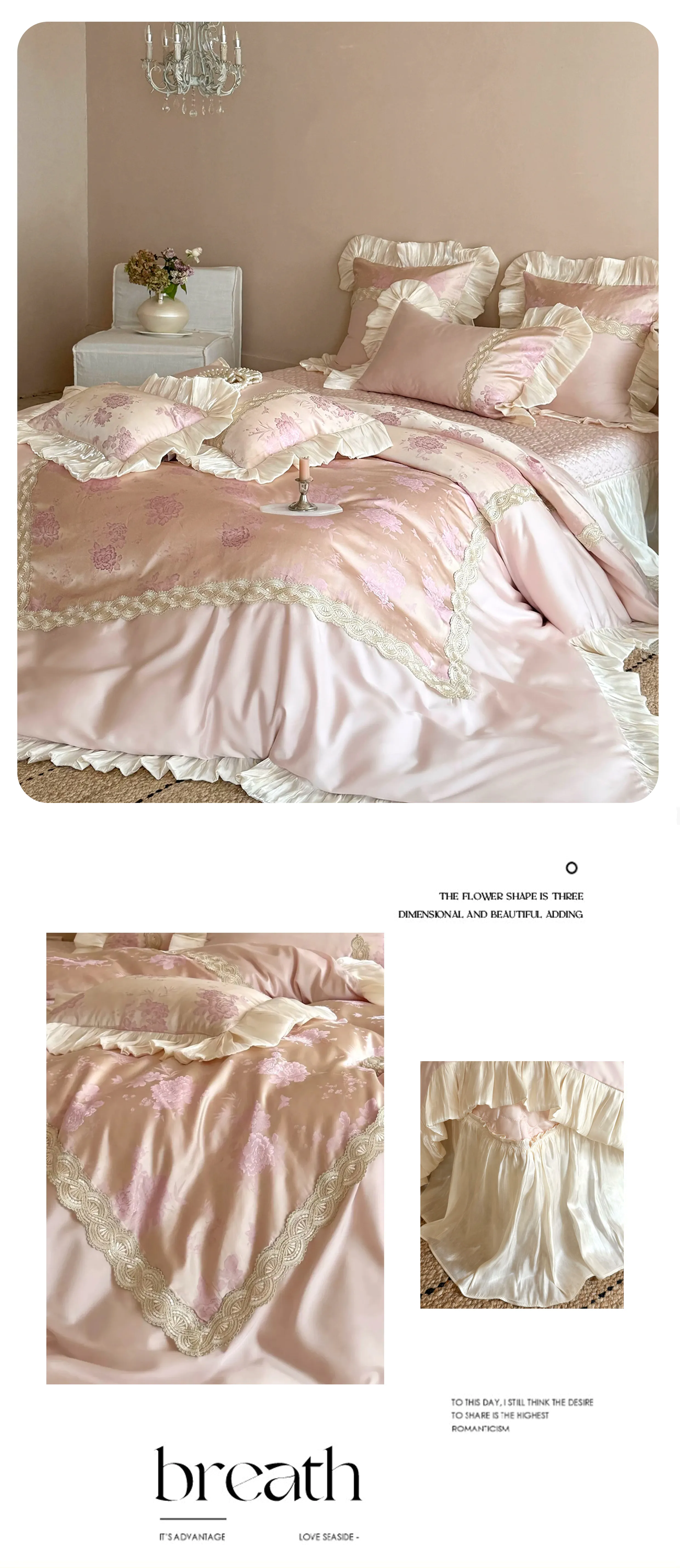 Luxurious-Vintage-Floral-Jacquard-Tencel-Cotton-Pleated-Ruffle-Bedding-Set10
