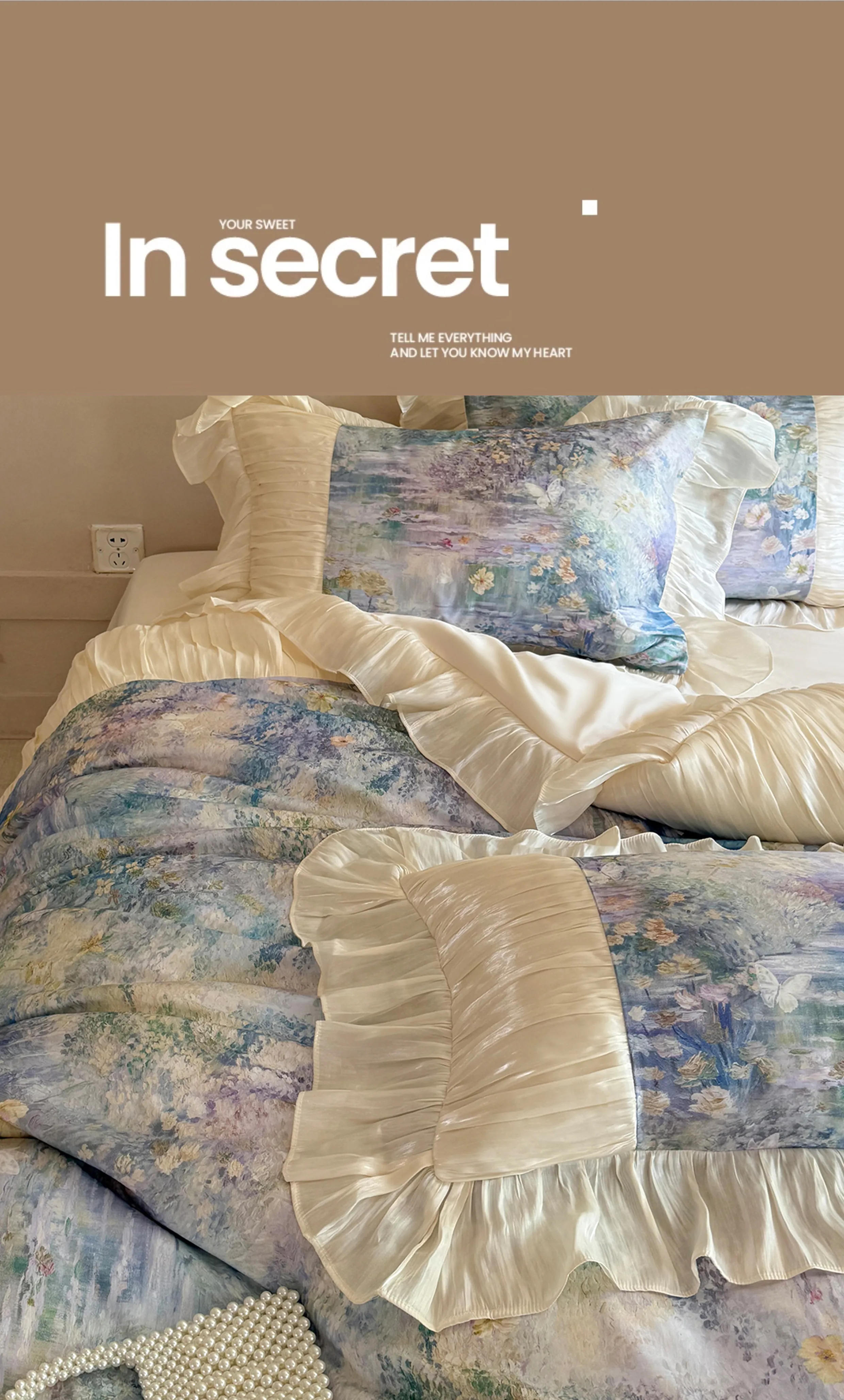 Shabby-Chic-Pastel-Oil-Painting-Garden-Floral-Tencel-Cotton-Bedding-Set18