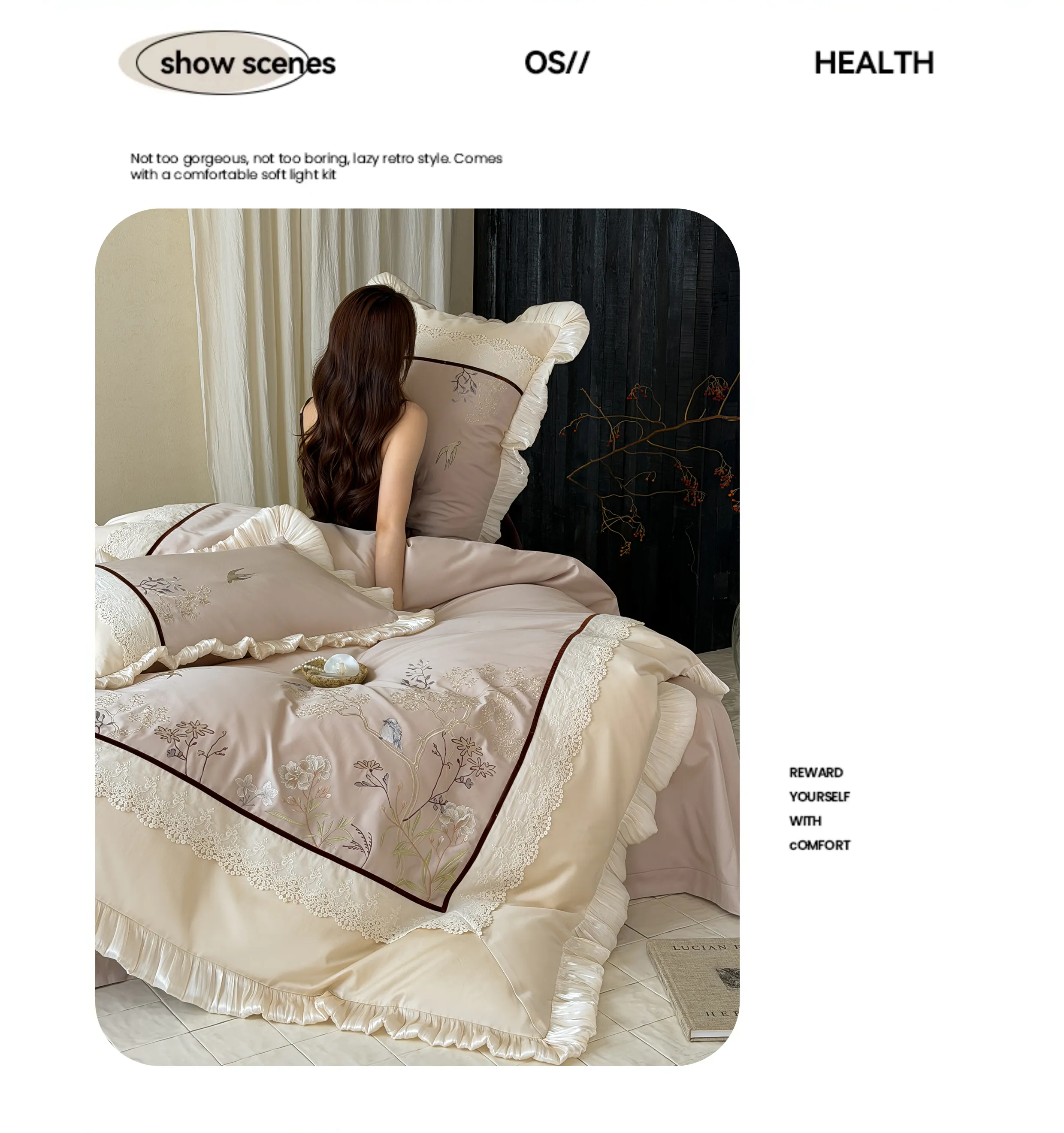 Soft-Bird-Floral-Branches-Embroidery-Champagne-100S-Long-Staple-Cotton-Bedding-Set08