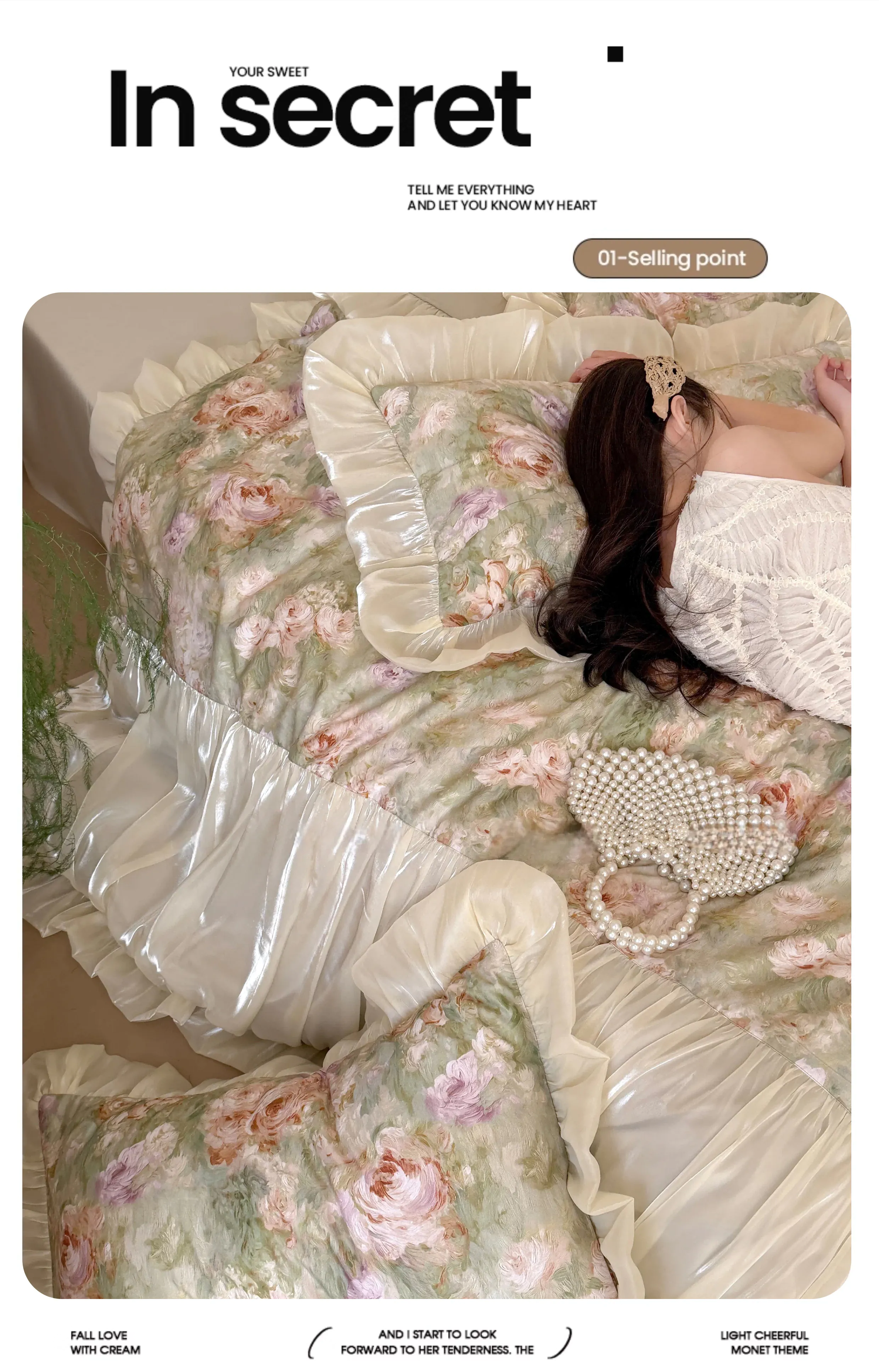 Soft-Girl-Long-Staple-Cotton-Pleated-Satin-Skirt-Floral-Bedding-Set21