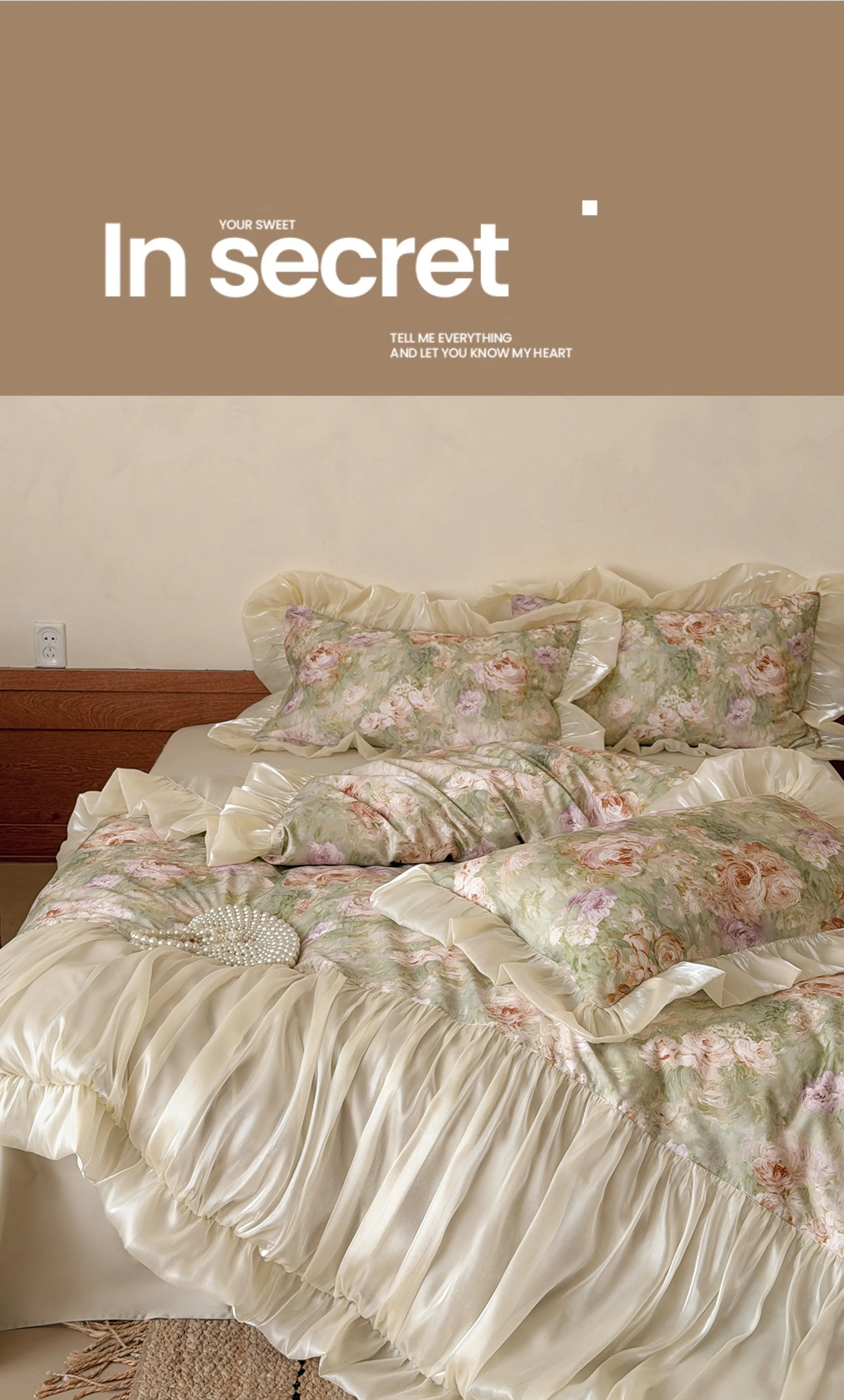 Soft-Girl-Long-Staple-Cotton-Pleated-Satin-Skirt-Floral-Bedding-Set23