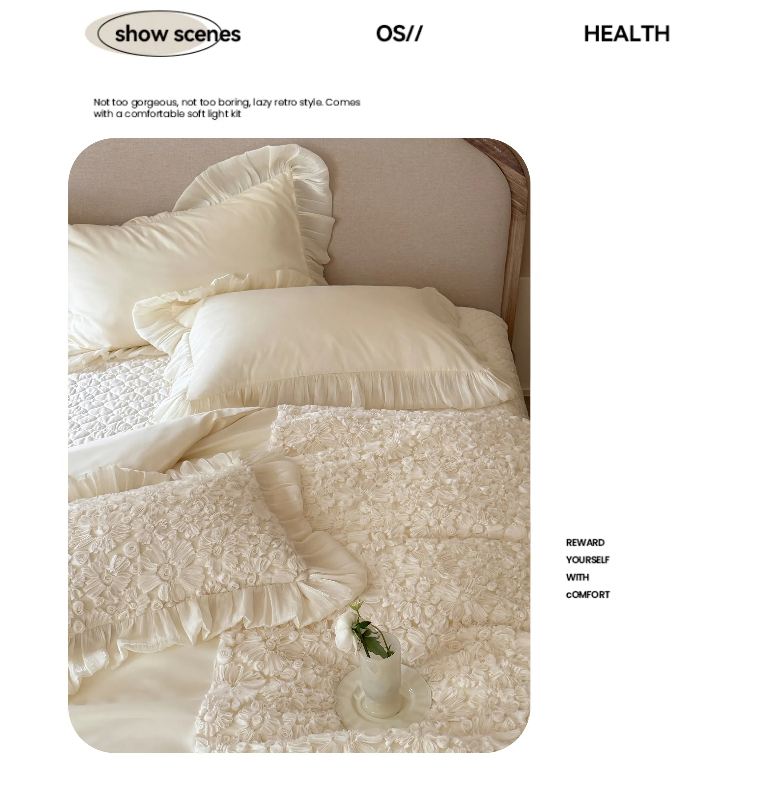 Soft-Ivory-3D-Floral-Embroidery-Ruffle-Hem-Long-Staple-Cotton-Bedding-Set08