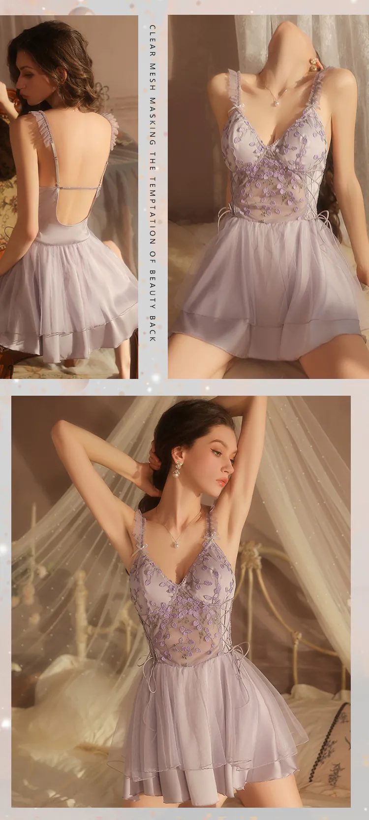 Sweet-Deep-V-Floral-Embroidered-Lace-Spaghetti-Strap-Nightgown16