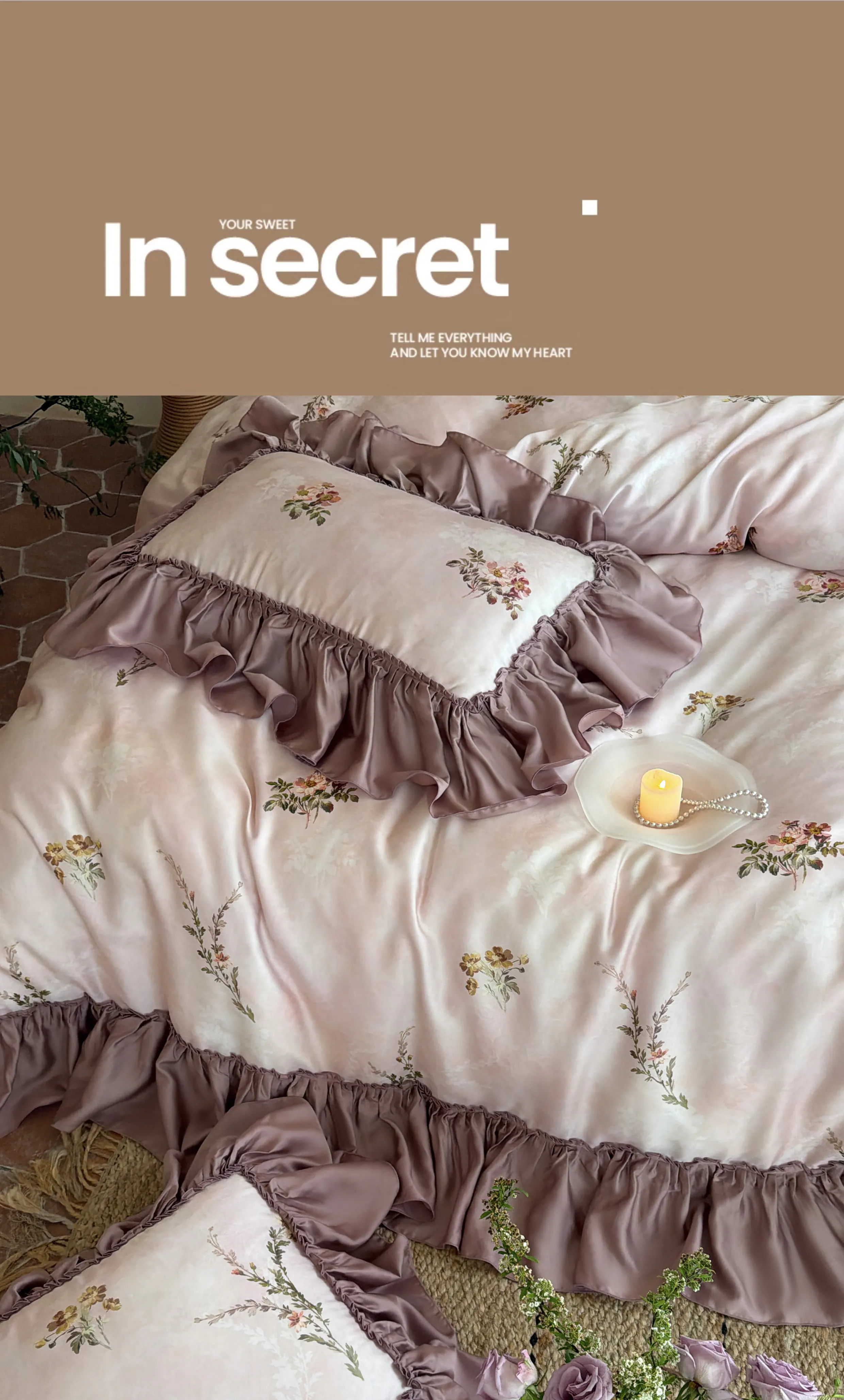 Ultra-Soft-60s-Tencel-Dusty-Pink-Floral-Ruffle-Duvet-Cover-Pillowcase-Set11