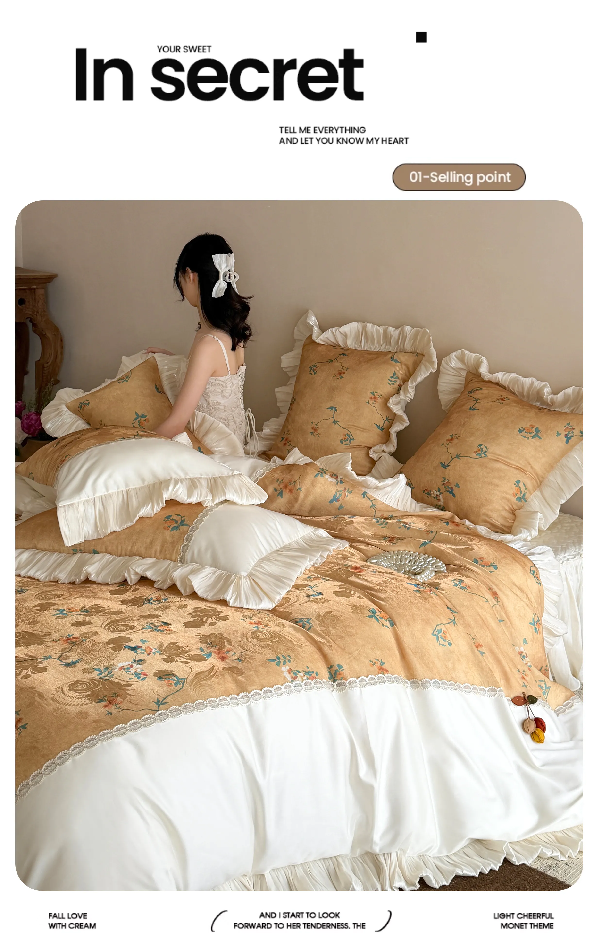 Victorian-Floral-Print-Pleated-Cream-Skirt-100S-Pure-Cotton-4-Piece-Bedding-Set09