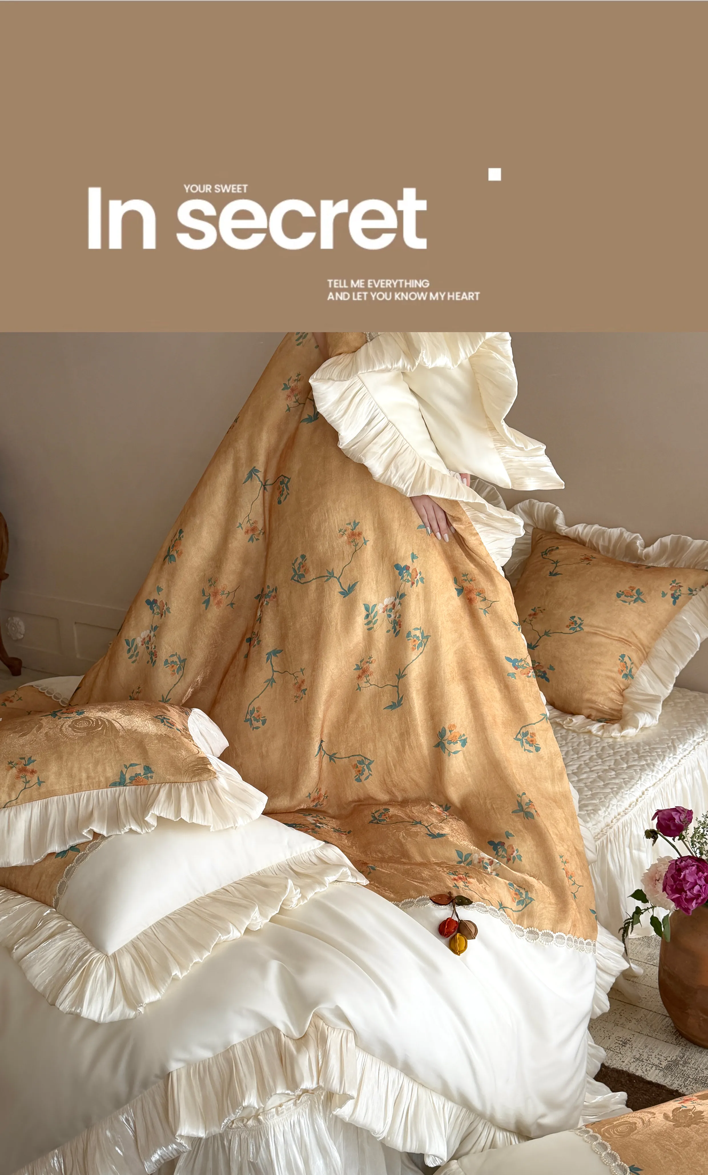 Victorian-Floral-Print-Pleated-Cream-Skirt-100S-Pure-Cotton-4-Piece-Bedding-Set11