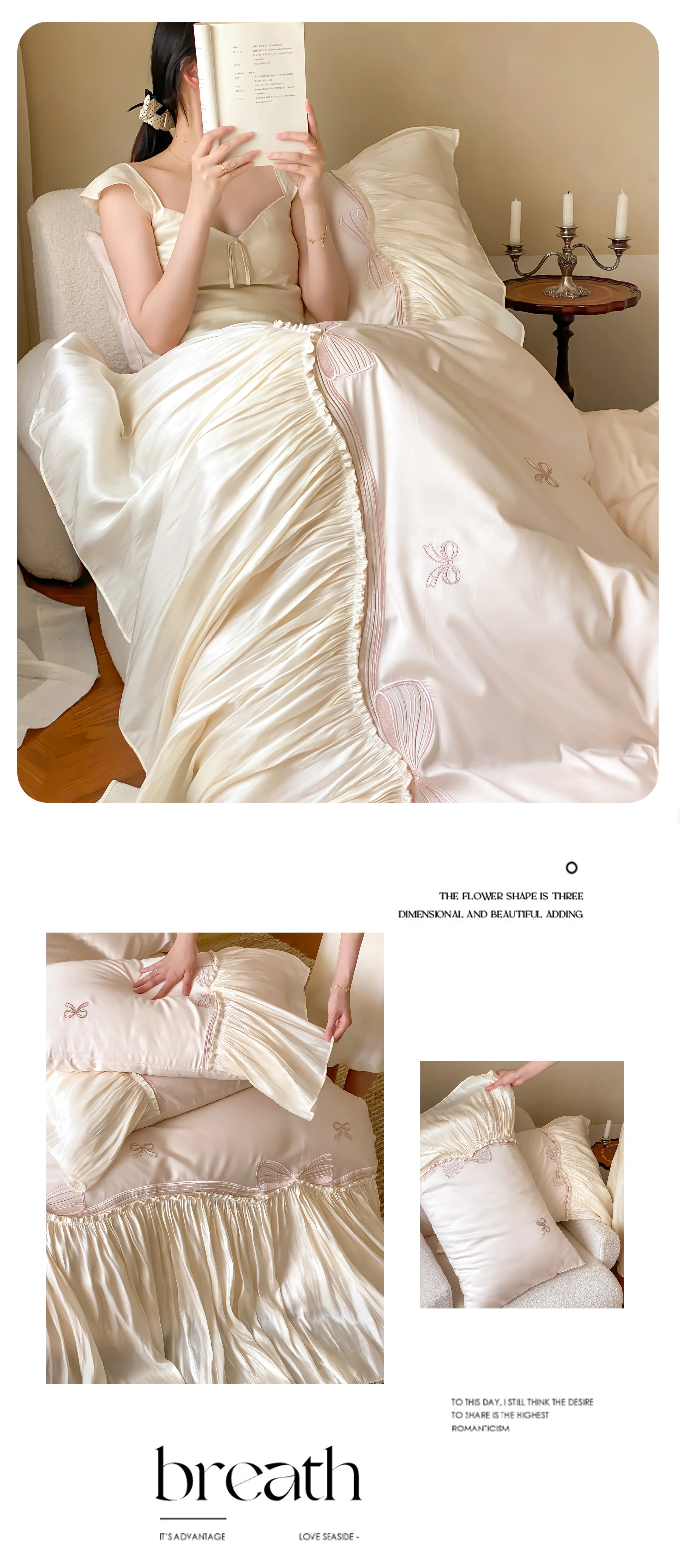 Victorian-Princess-Soft-Pink-100S-Cotton-Sateen-Bow-Embroidery-Duvet-Cover-Set10