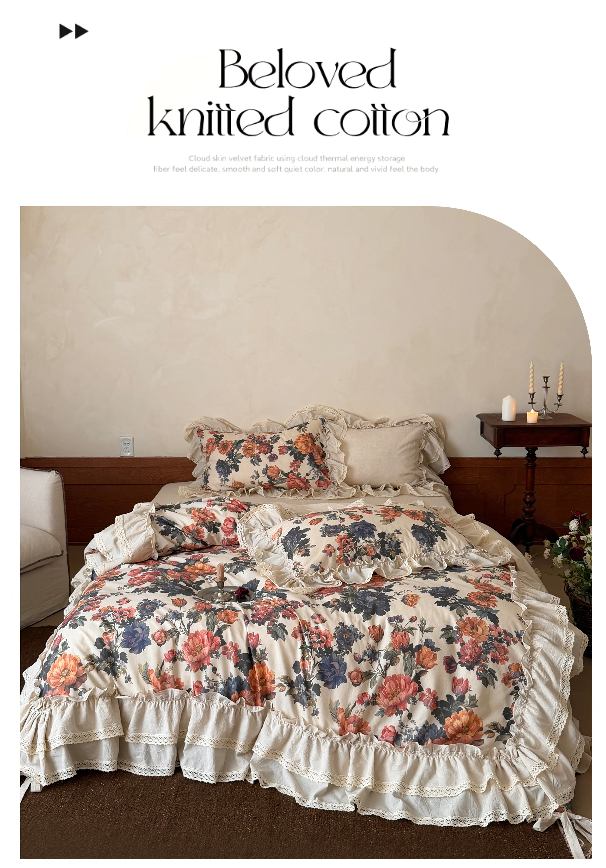 Vintage-Farmhouse-Country-Floral-Print-Cotton-Linen-4-Piece-Bedding-Set07