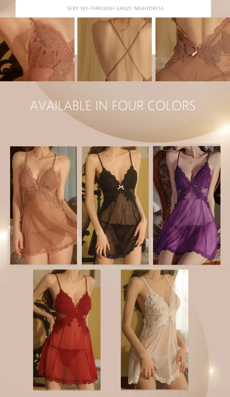 Ethereal-V-Neck-Open-Back-Eyelash-Lace-Sheer-Nightgown13