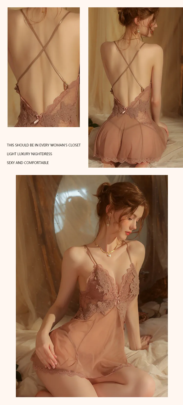 Ethereal-V-Neck-Open-Back-Eyelash-Lace-Sheer-Nightgown17