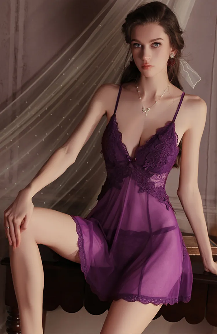 Ethereal-V-Neck-Open-Back-Eyelash-Lace-Sheer-Nightgown25