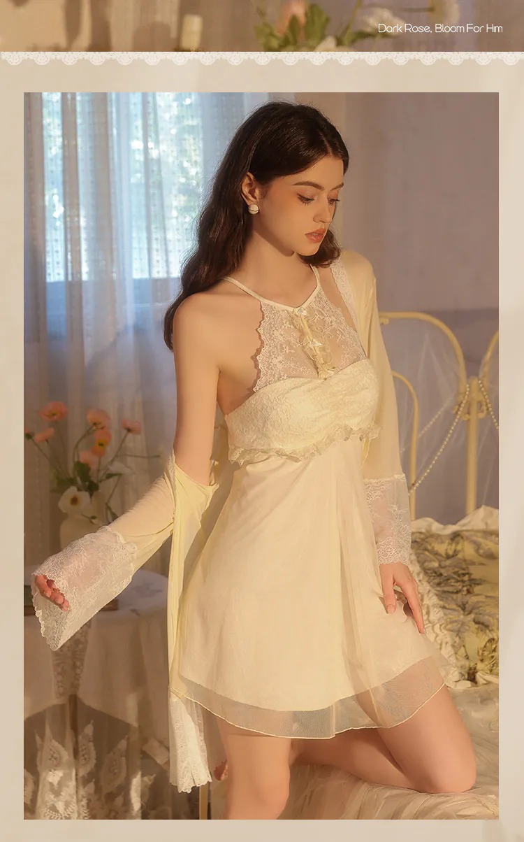 Feminine-Backless-Halter-Neck-Lace-Padded-Bra-Babydoll-Lingerie07