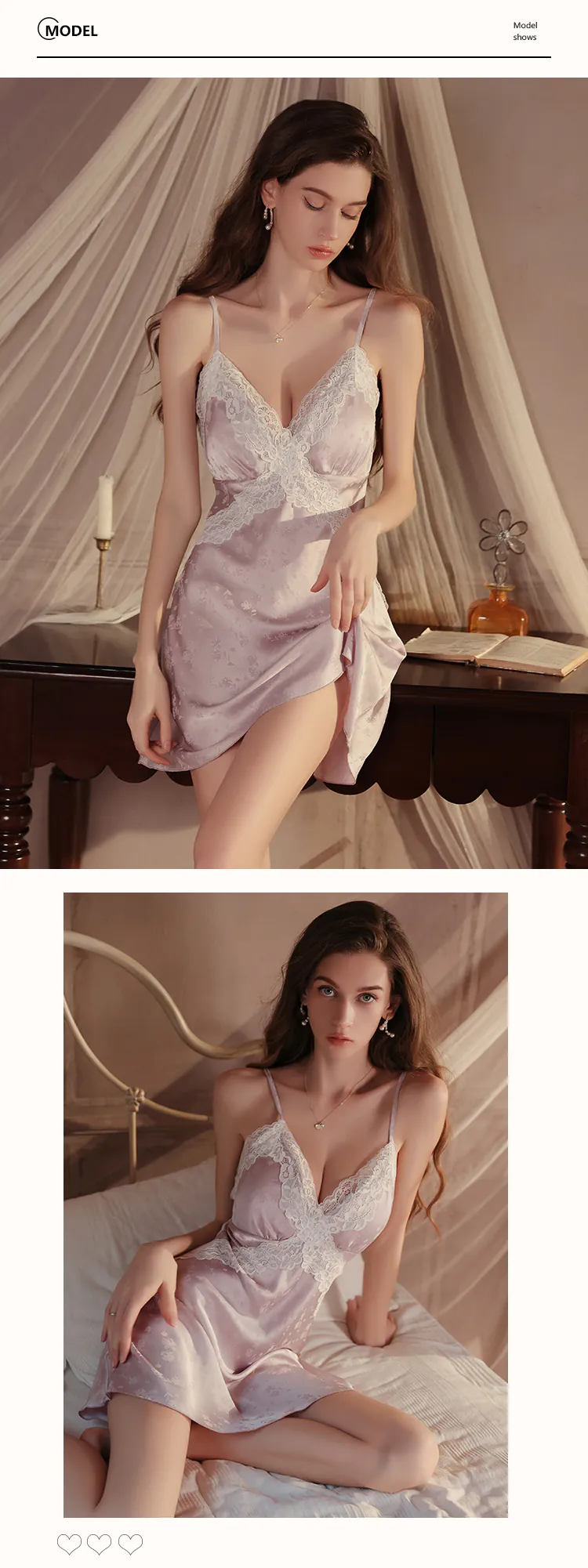 Sweet-Backless-Lace-Embossed-Floral-Satin-Jacquard-Slip-Nightgown12