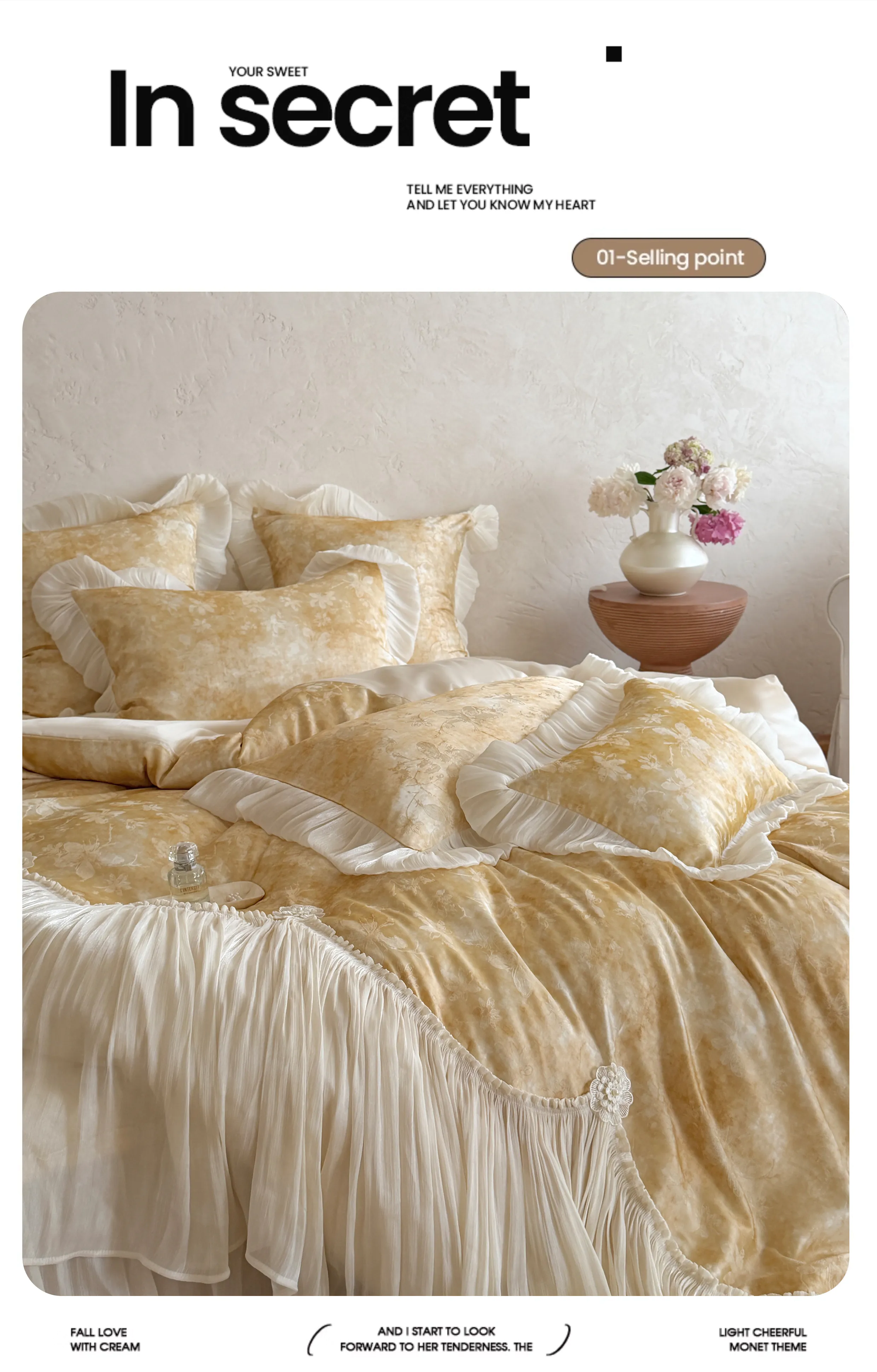 Victoria-Luxury-Tencel-Cotton-Jacquard-Floral-Pleated-4-Piece-Bedding-Set11