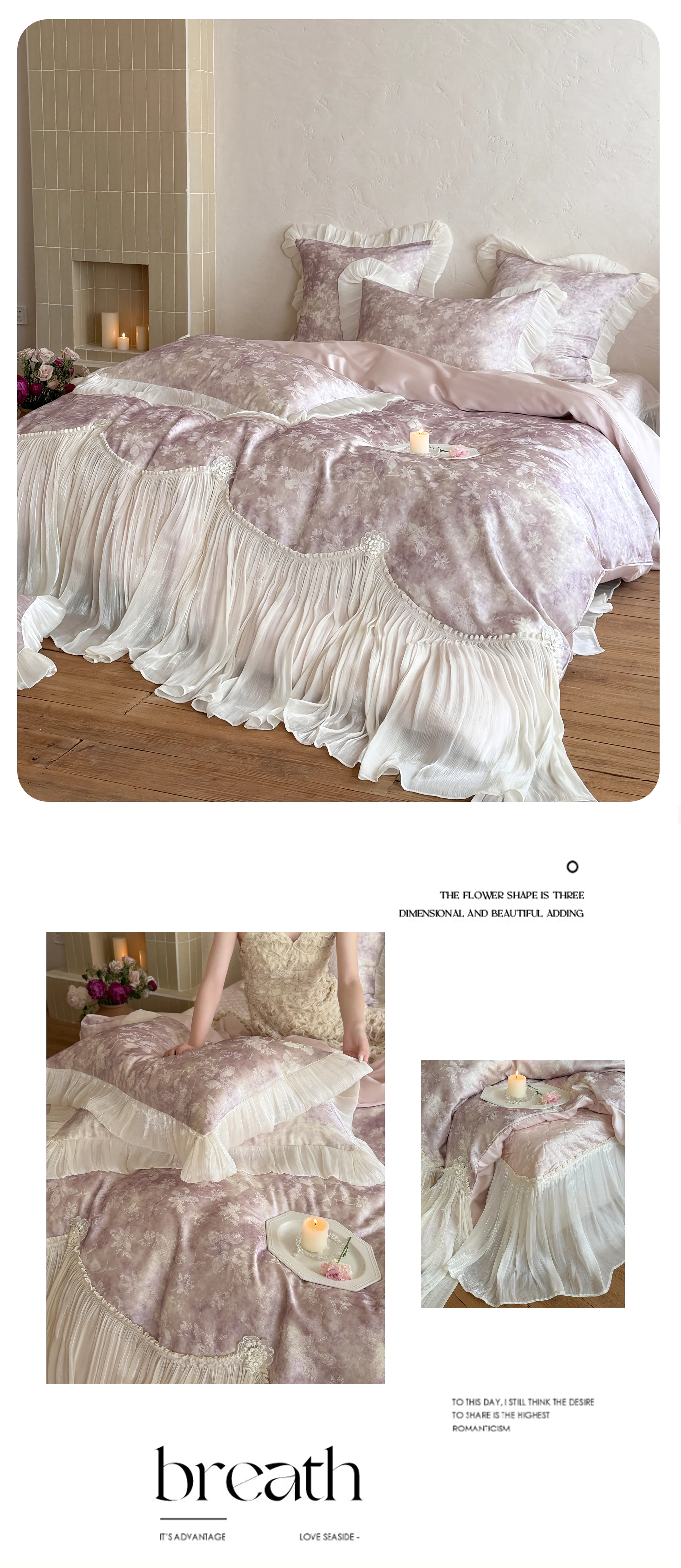 Victoria-Luxury-Tencel-Cotton-Jacquard-Floral-Pleated-4-Piece-Bedding-Set17