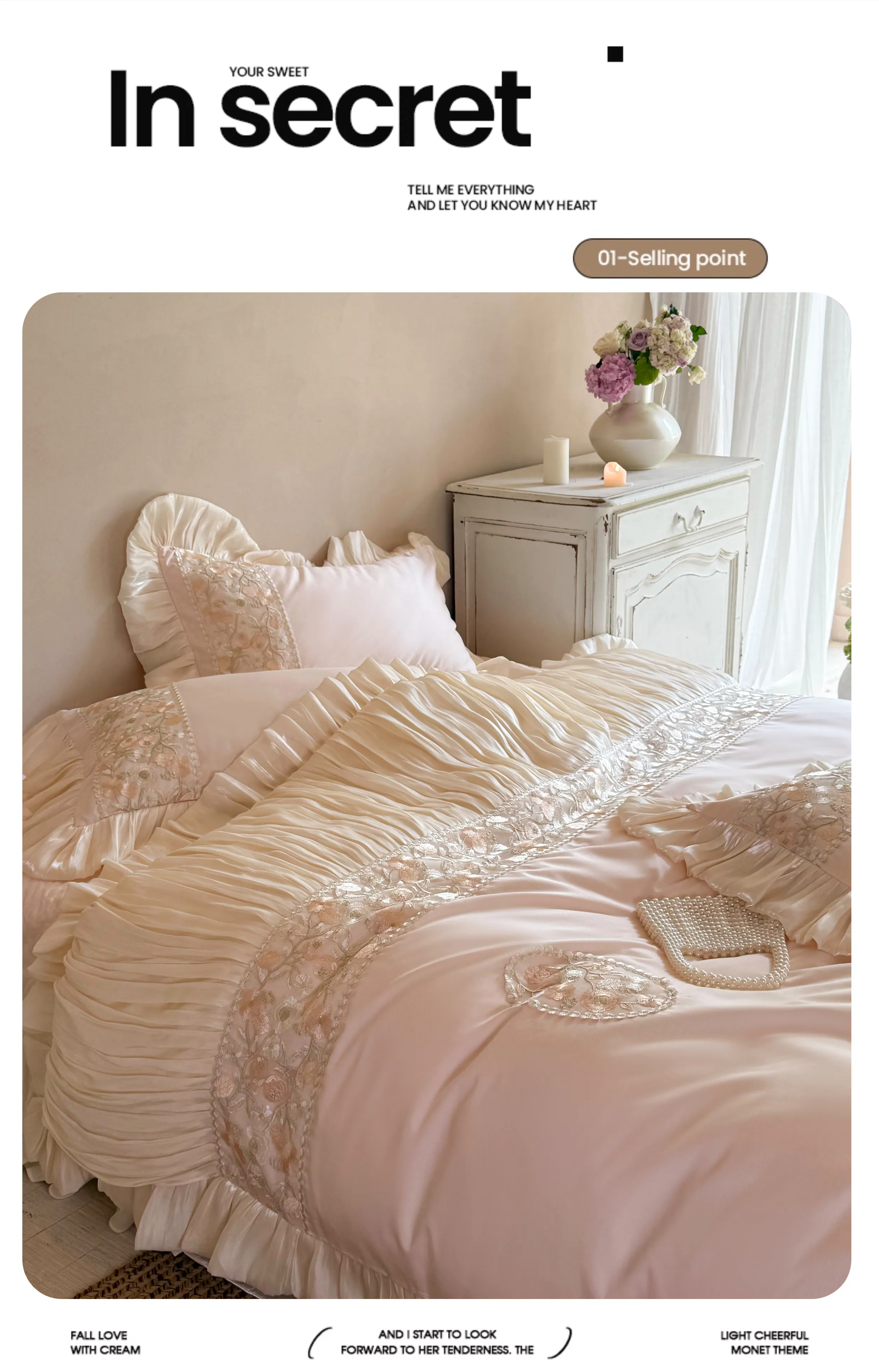 Victorian-Pink-100S-Long-Staple-Cotton-Floral-Lace-Ruffle-4-Piece-Bedding-Set09