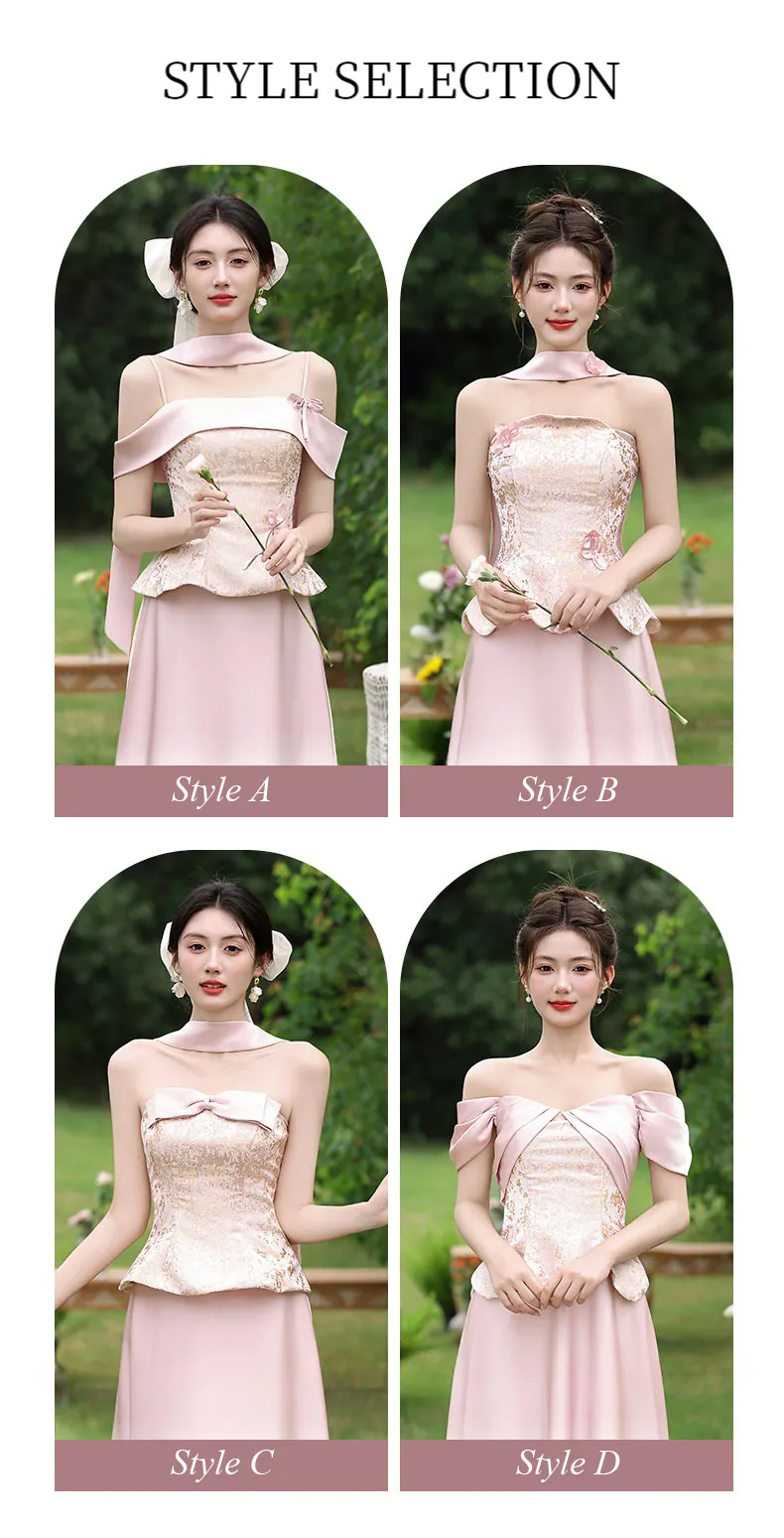 Blush-Pink-Jacquard-Peplum-Bodice-Satin-Wedding-Guest-Bridal-Party-Dress12