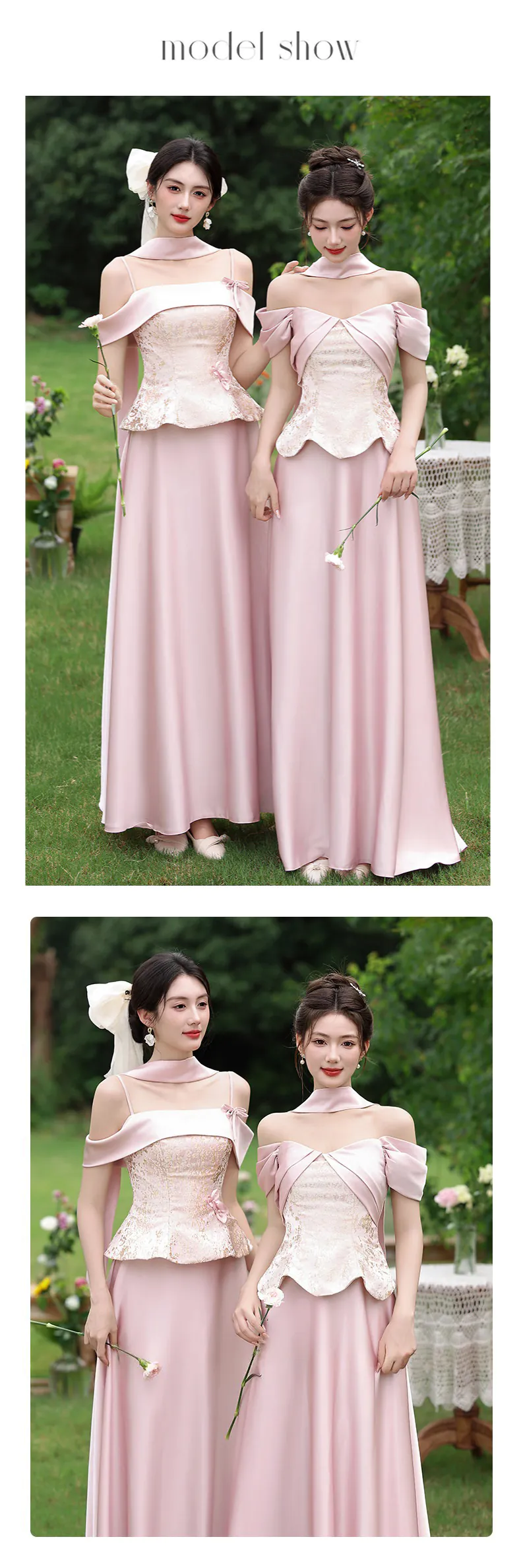 Blush-Pink-Jacquard-Peplum-Bodice-Satin-Wedding-Guest-Bridal-Party-Dress13