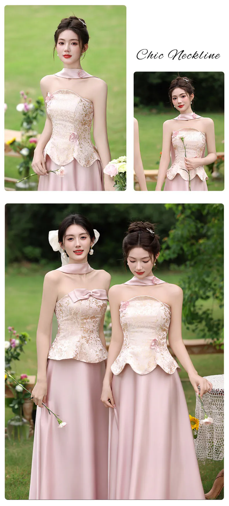 Blush-Pink-Jacquard-Peplum-Bodice-Satin-Wedding-Guest-Bridal-Party-Dress17